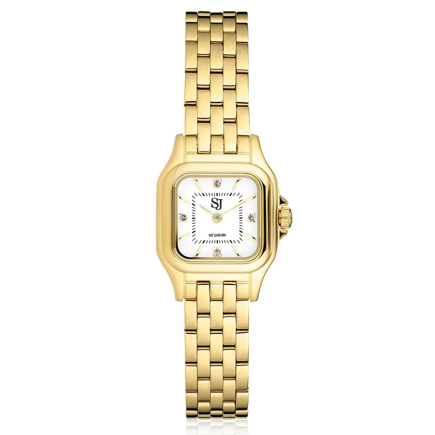 Sif Jakobs Fiorella 30mm Stainless Steel Cubic Zirconia Ladies Watch