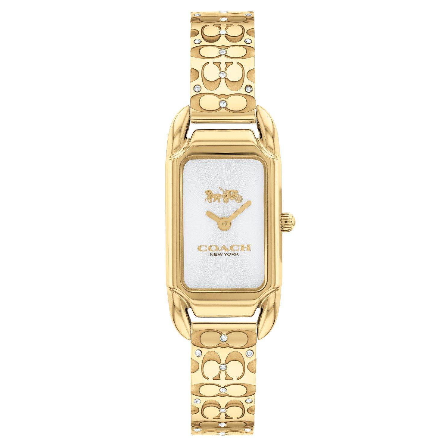 Coach Cadie 18.5mm Yellow Gold Plated Ladies Watch