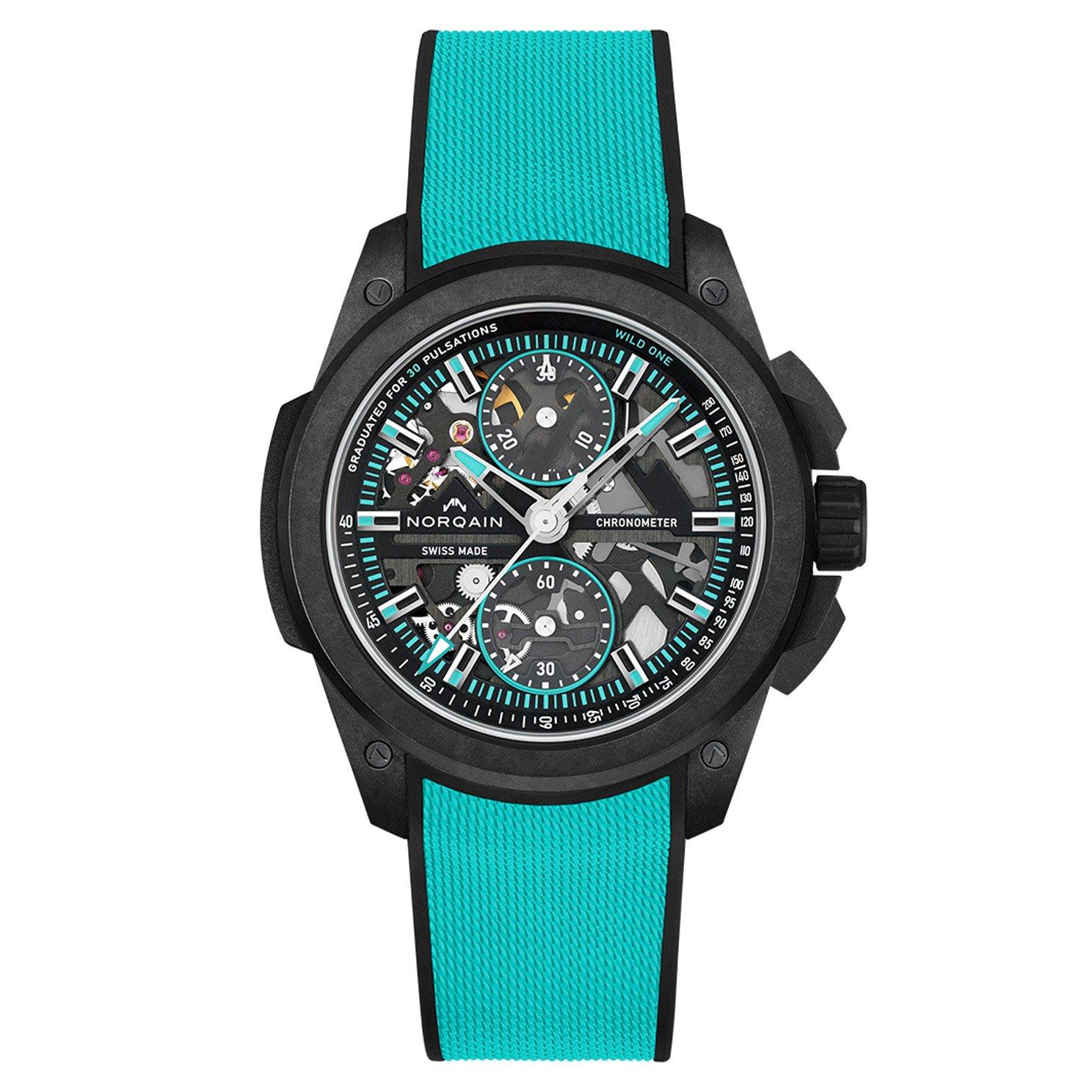 NORQAIN Wild One Skeleton Chrono 42mm Automatic Watch
