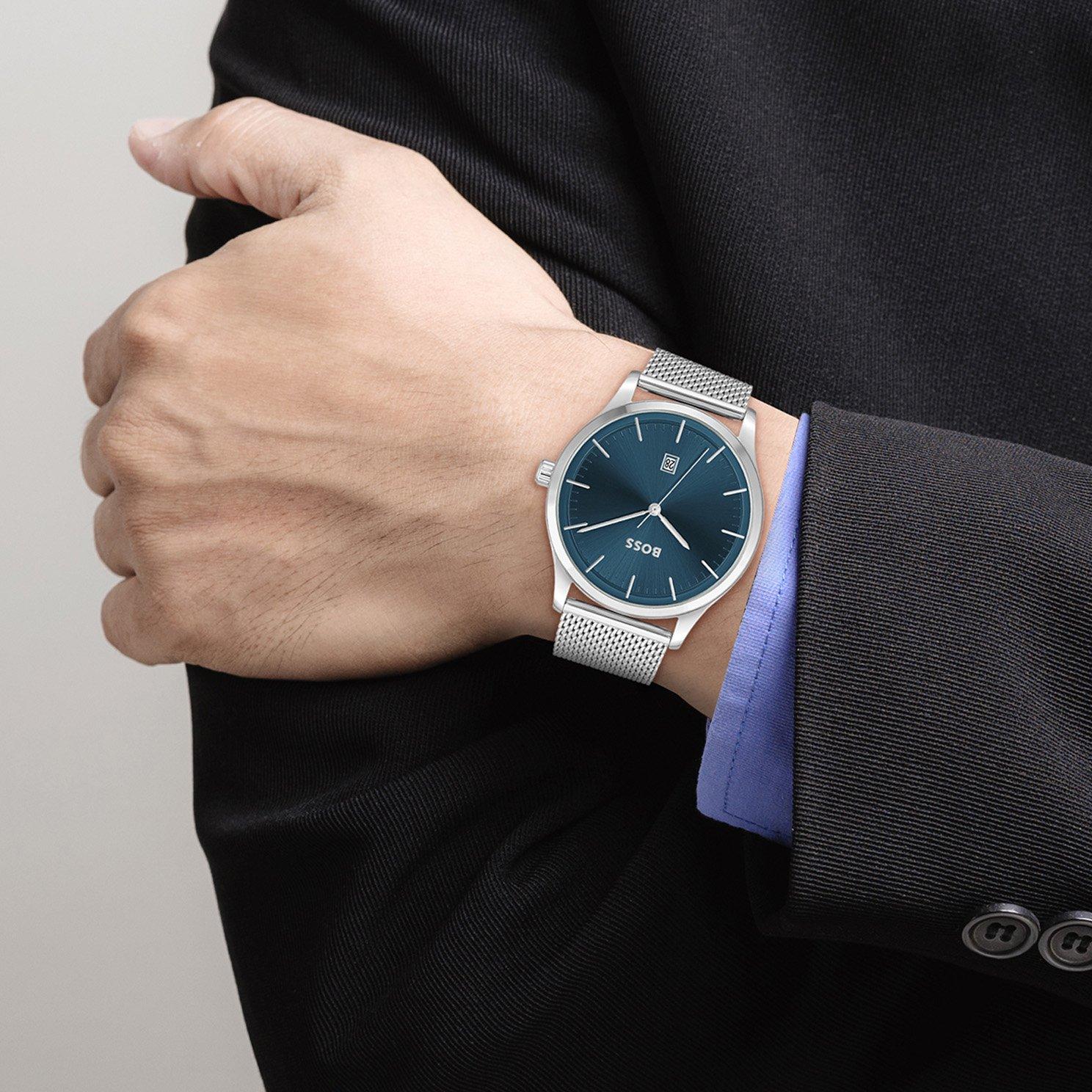 BOSS Reason 43mm Stainless Steel Men's Watch