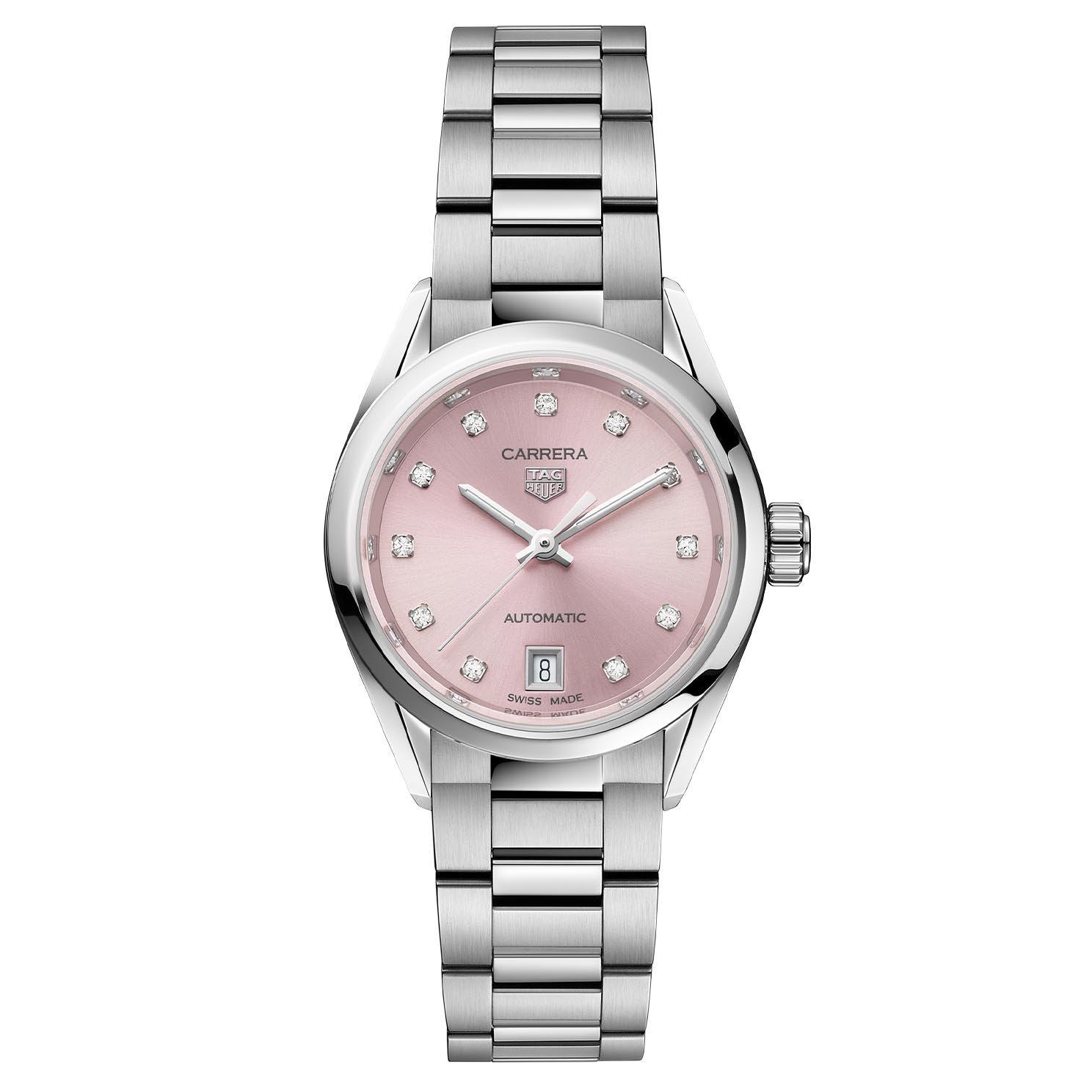 TAG Heuer Carrera Date 29mm Diamond Automatic Ladies Watch