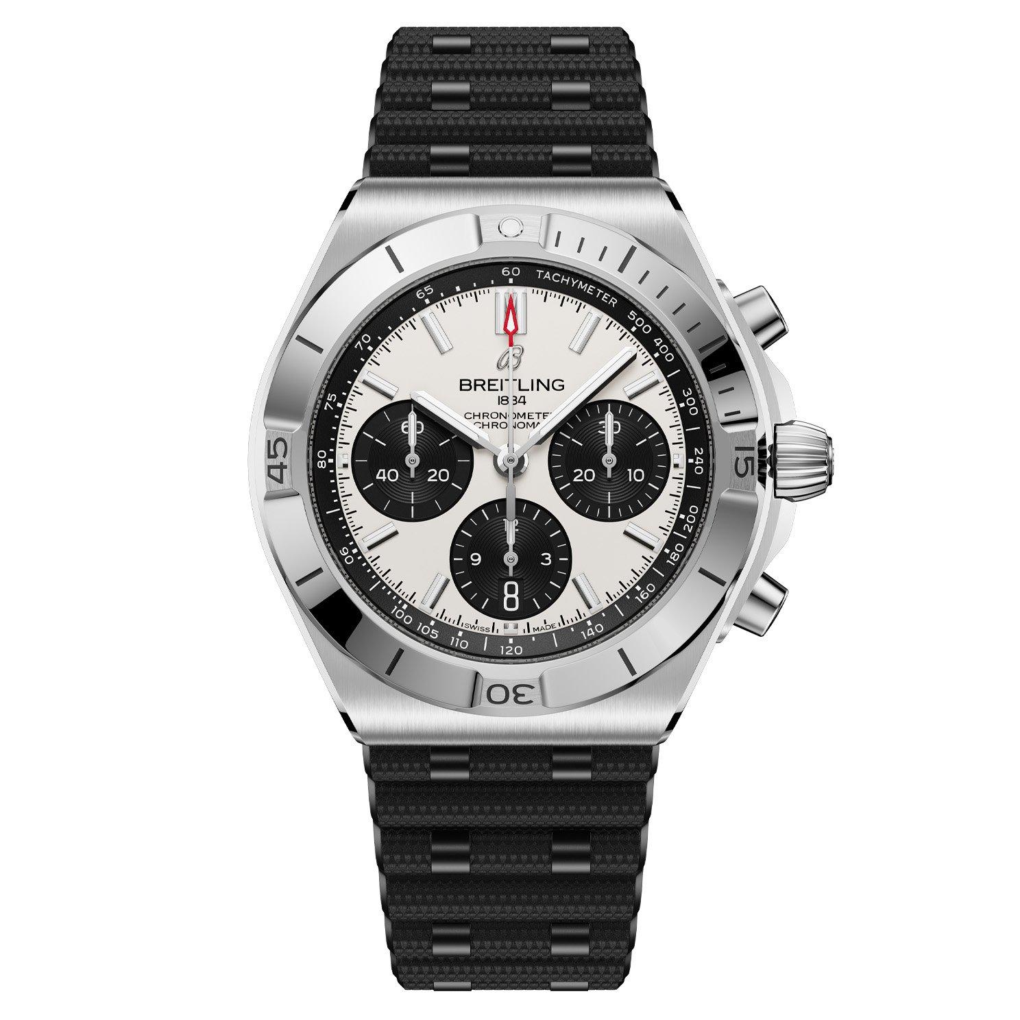 Breitling Men’s White Chronomat B01 Chronograph Automatic Watch, Size: 42mm