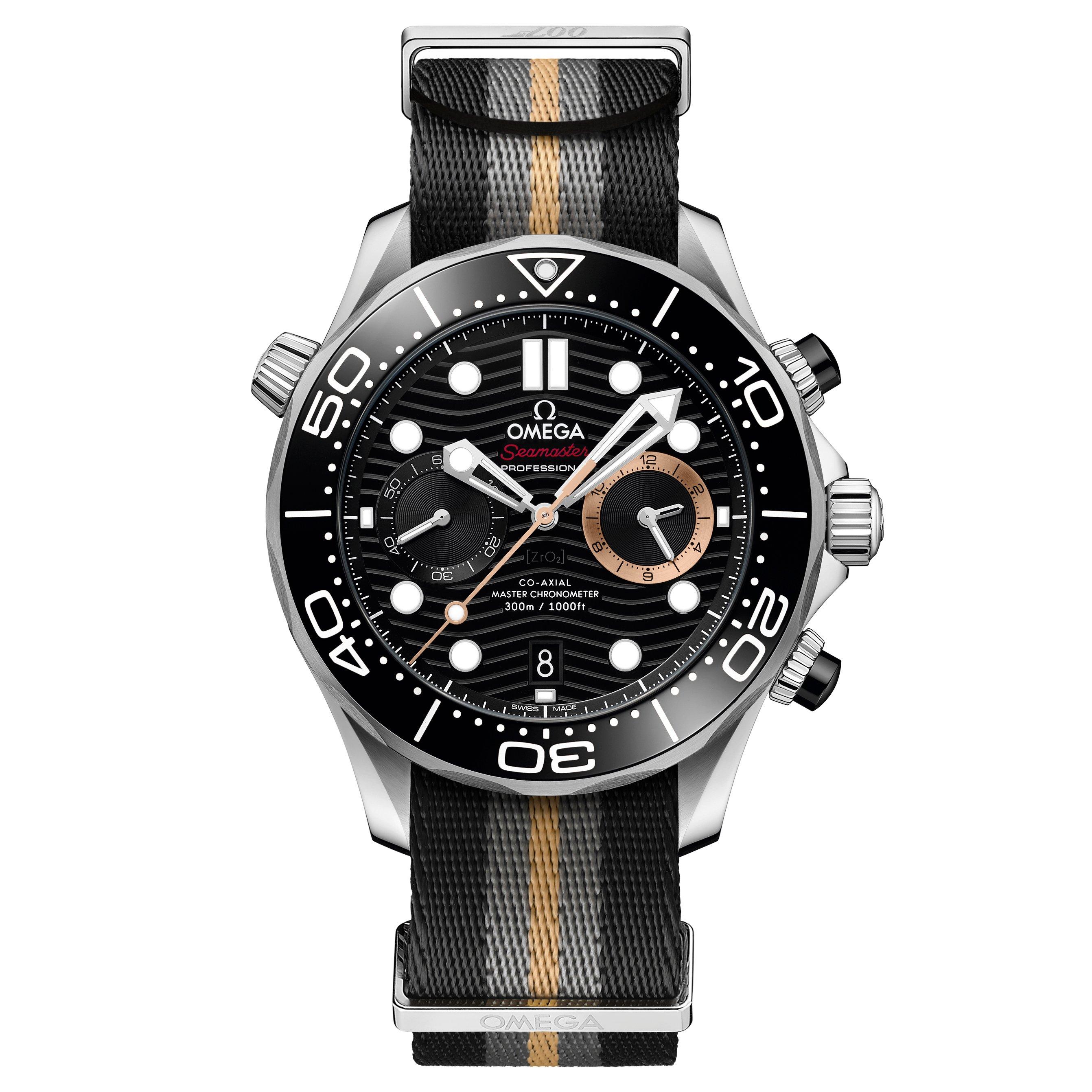 OMEGA Seamaster Diver 300M Chronograph James Bond 007 First Light 44mm Automatic Watch