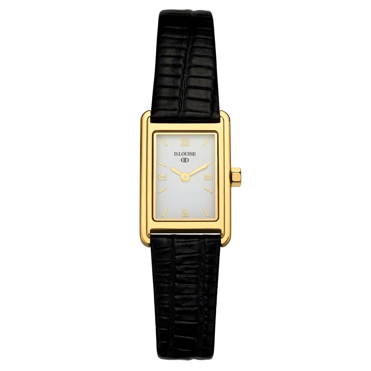 D.LOUISE 19mm 14ct Yellow Gold PVD Ladies Watch