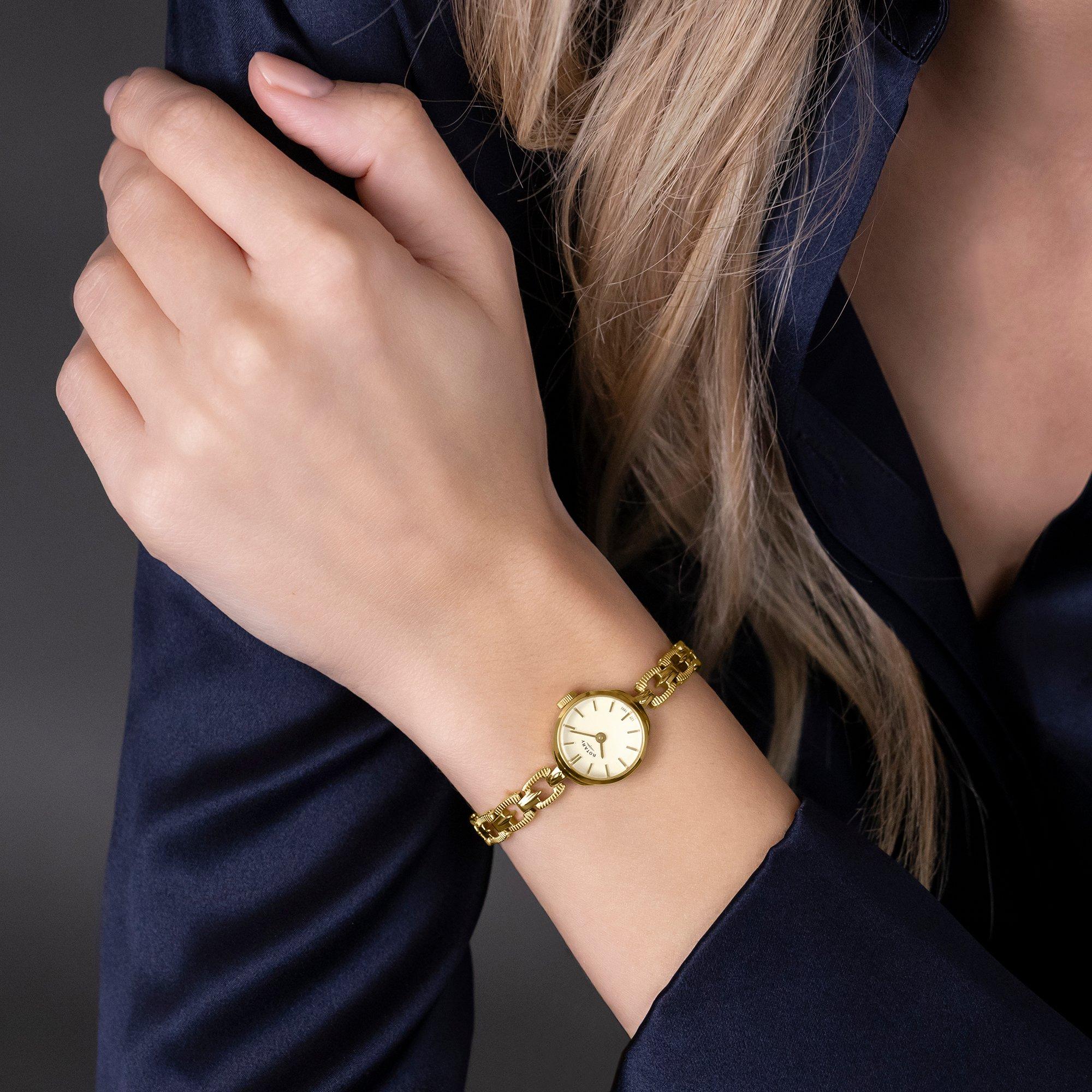 Rotary 1895 20mm Yellow Gold PVD Ladies Watch