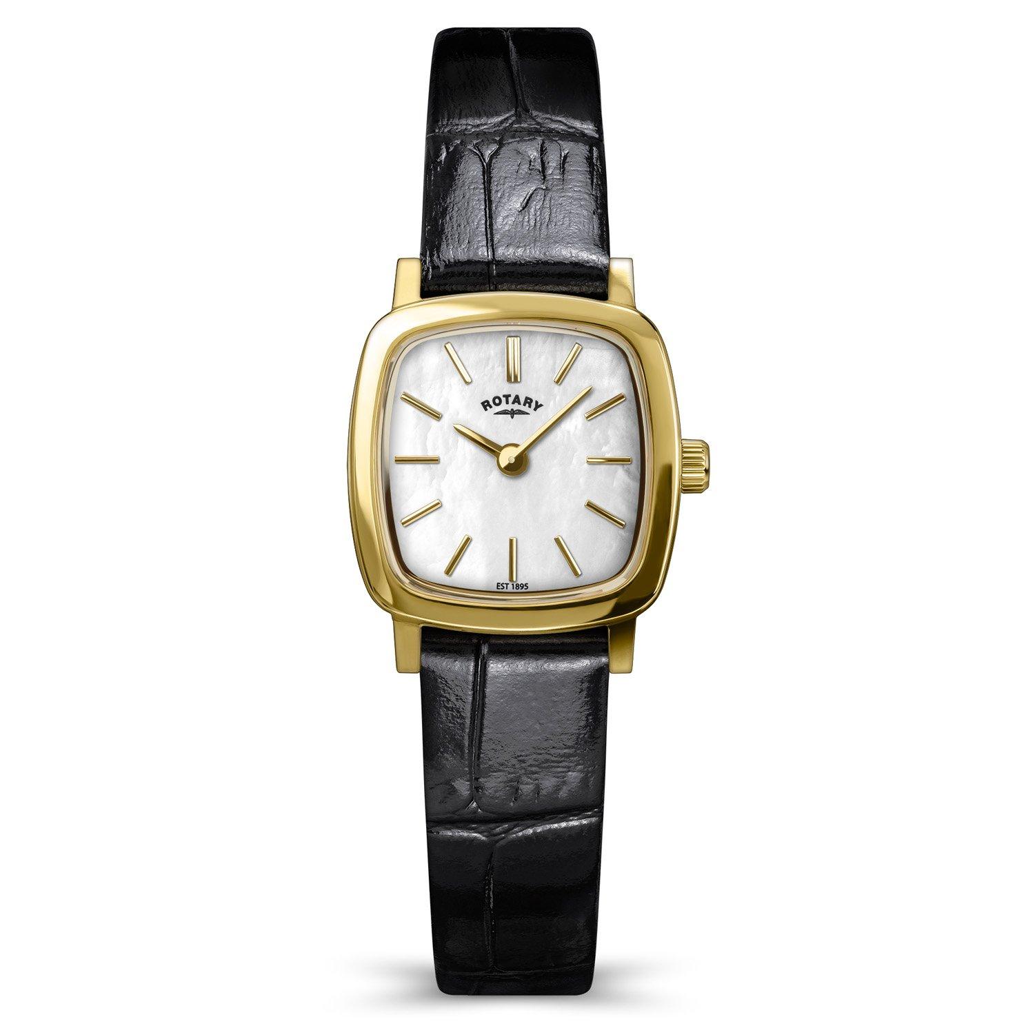 Rotary Heritage Astoria 21mm Yellow Gold PVD Mother of Pearl Ladies Watch