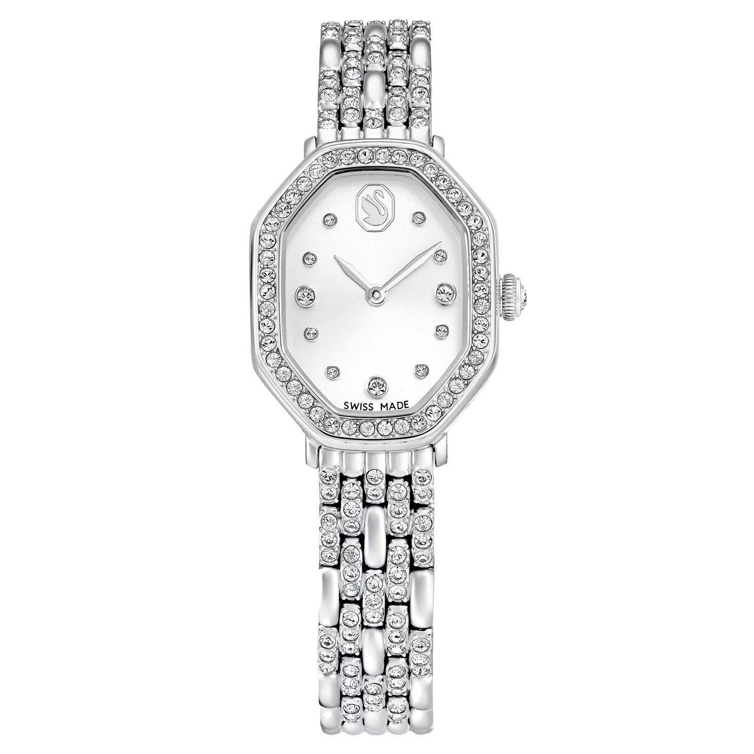 Swarovski Dextera Octagon 31mm Stainless Steel Crystal Ladies Watch