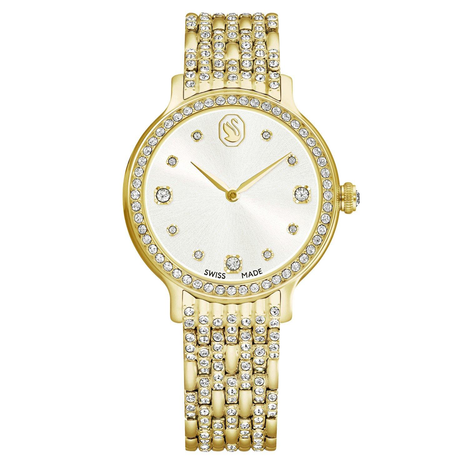 Swarovski Imber 31mm Stainless Steel and Yellow Gold PVD Crystal Ladies Watch