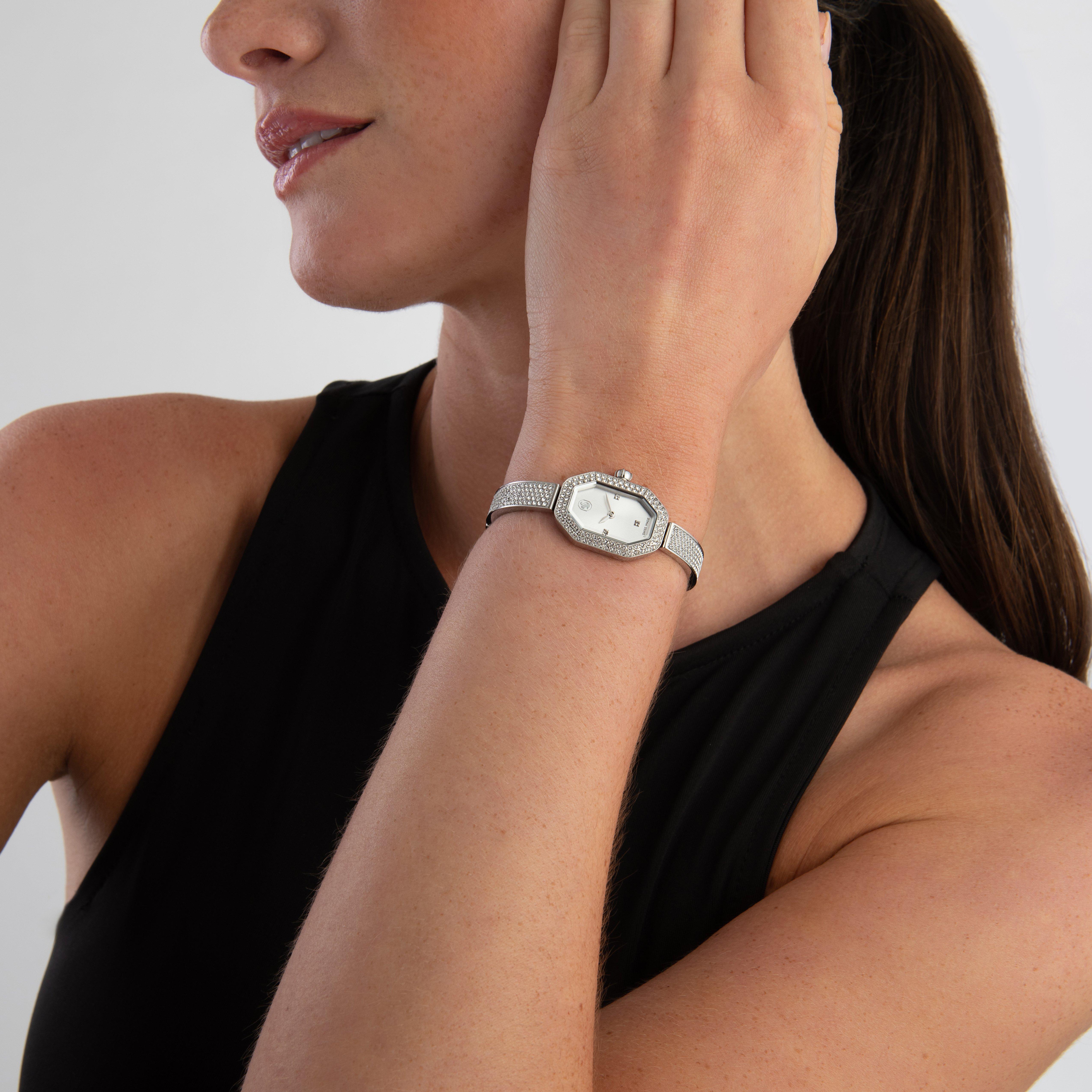 Swarovski Dextera 30.5mm Stainless Steel Crystal Ladies Watch