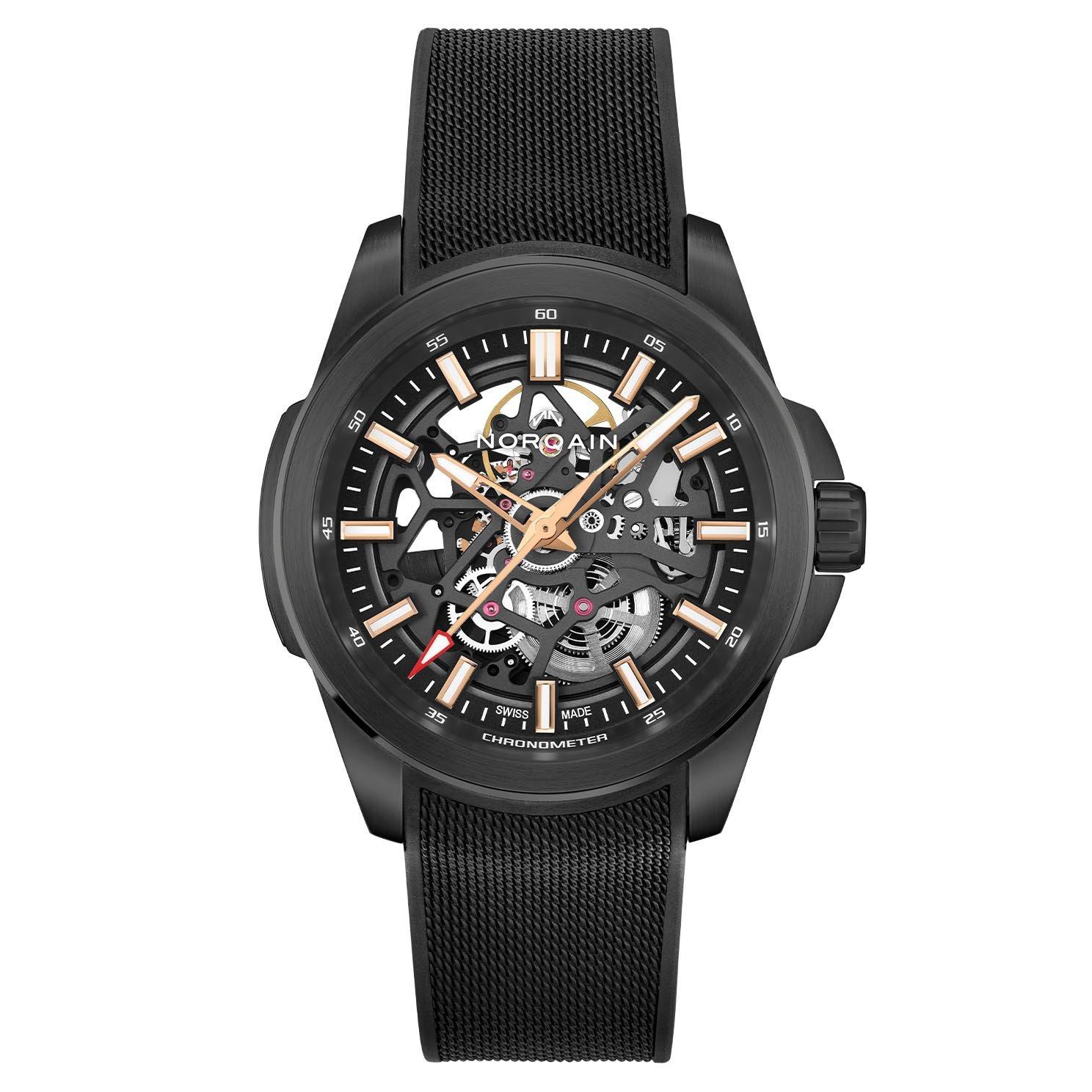 NORQAIN Independence Skeleton 42mm Titanium Chronograph Automatic Watch