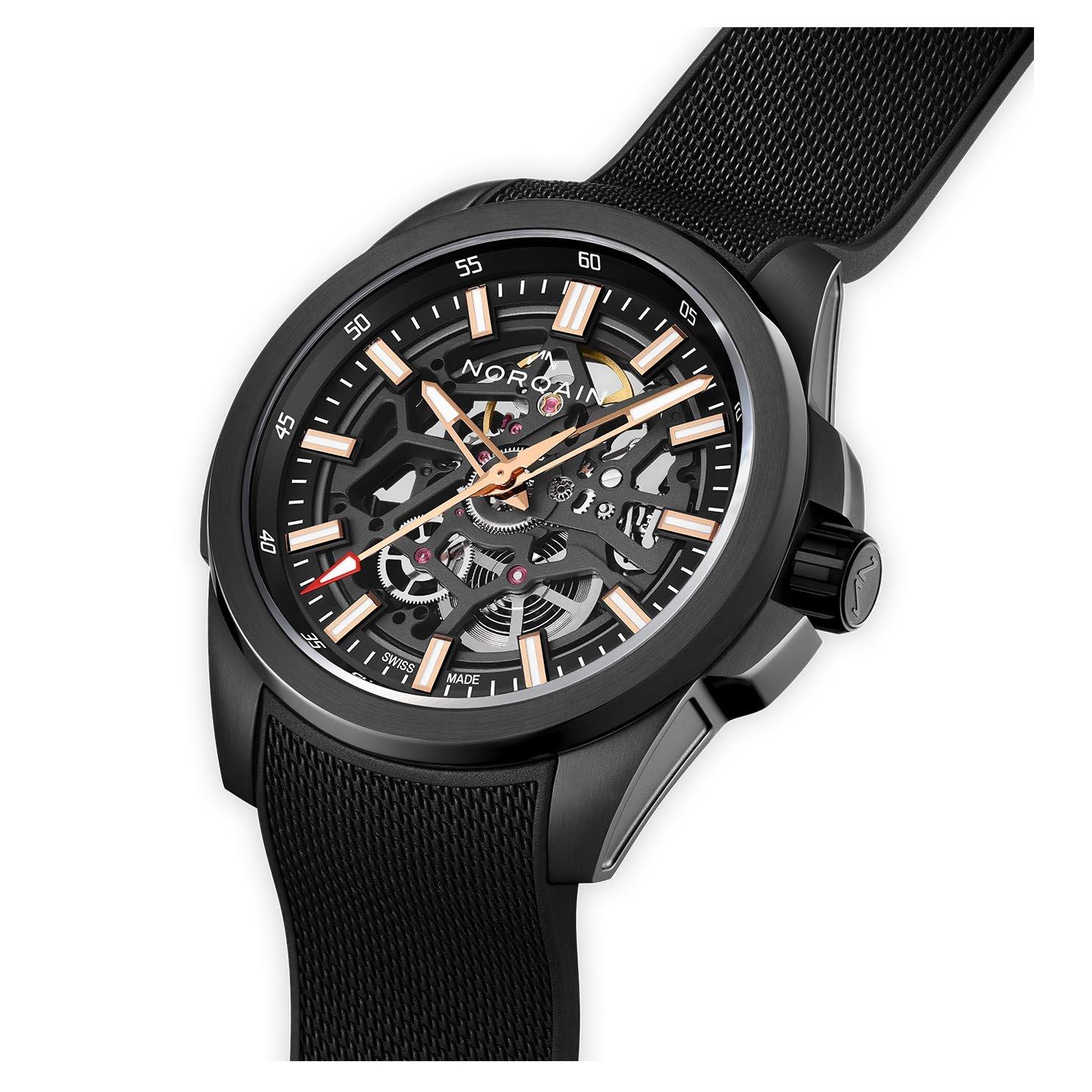 NORQAIN Independence Skeleton 42mm Titanium Chronograph Automatic Watch