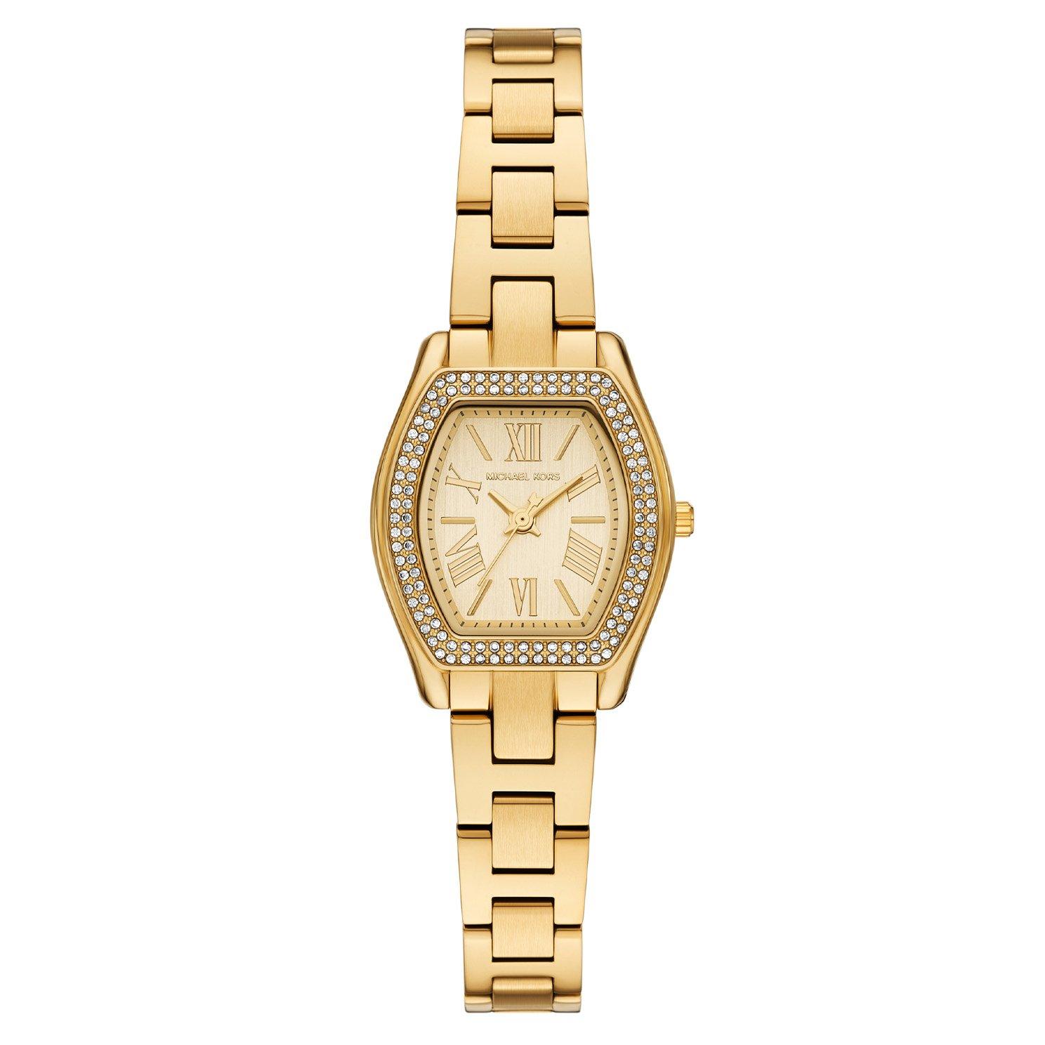 Michael Kors Chelsea 25mm Yellow Gold Tone Crystal Ladies Watch
