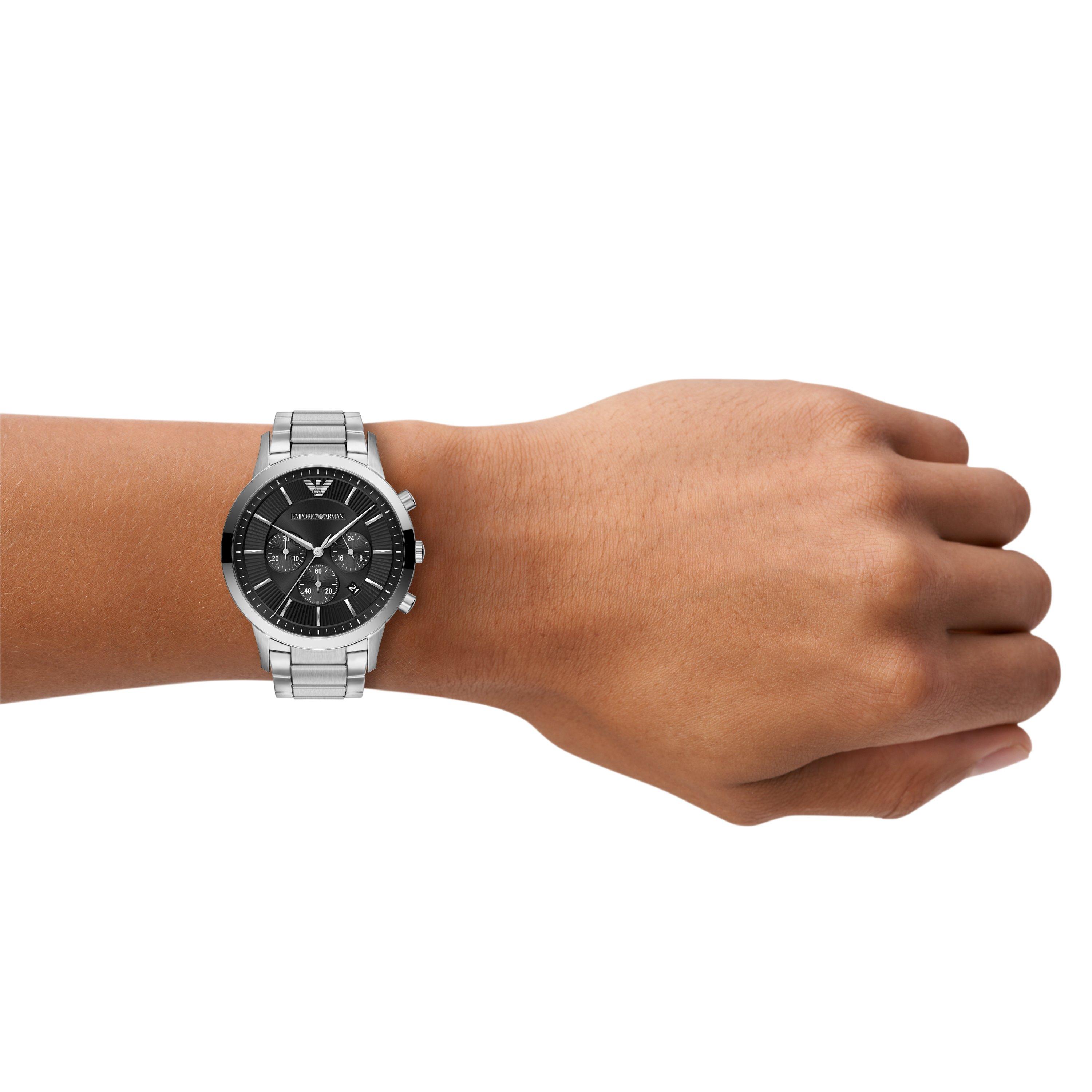 Emporio Armani Archetipo 43mm Stainless Steel Chronograph Men’s Watch