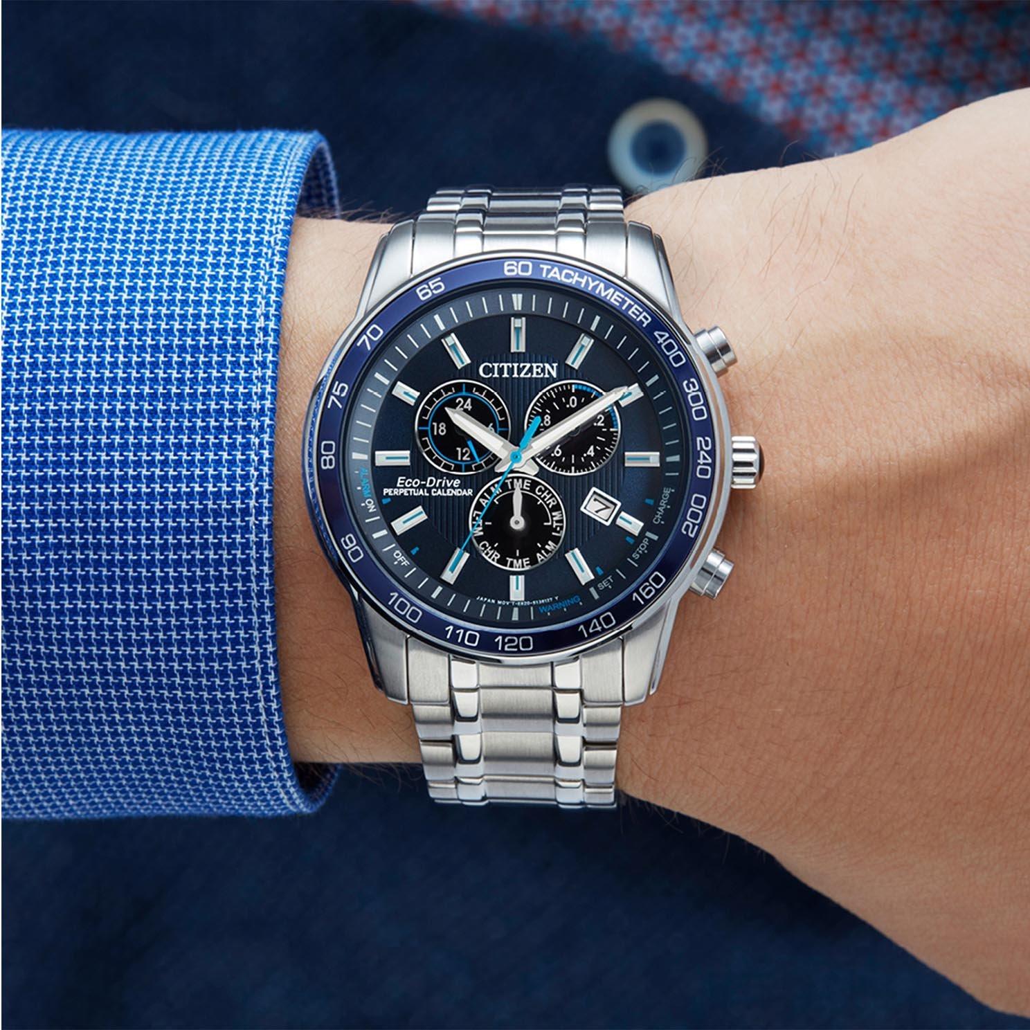 Citizen 45mm Stainless Steel Chronograph Men’s Watch