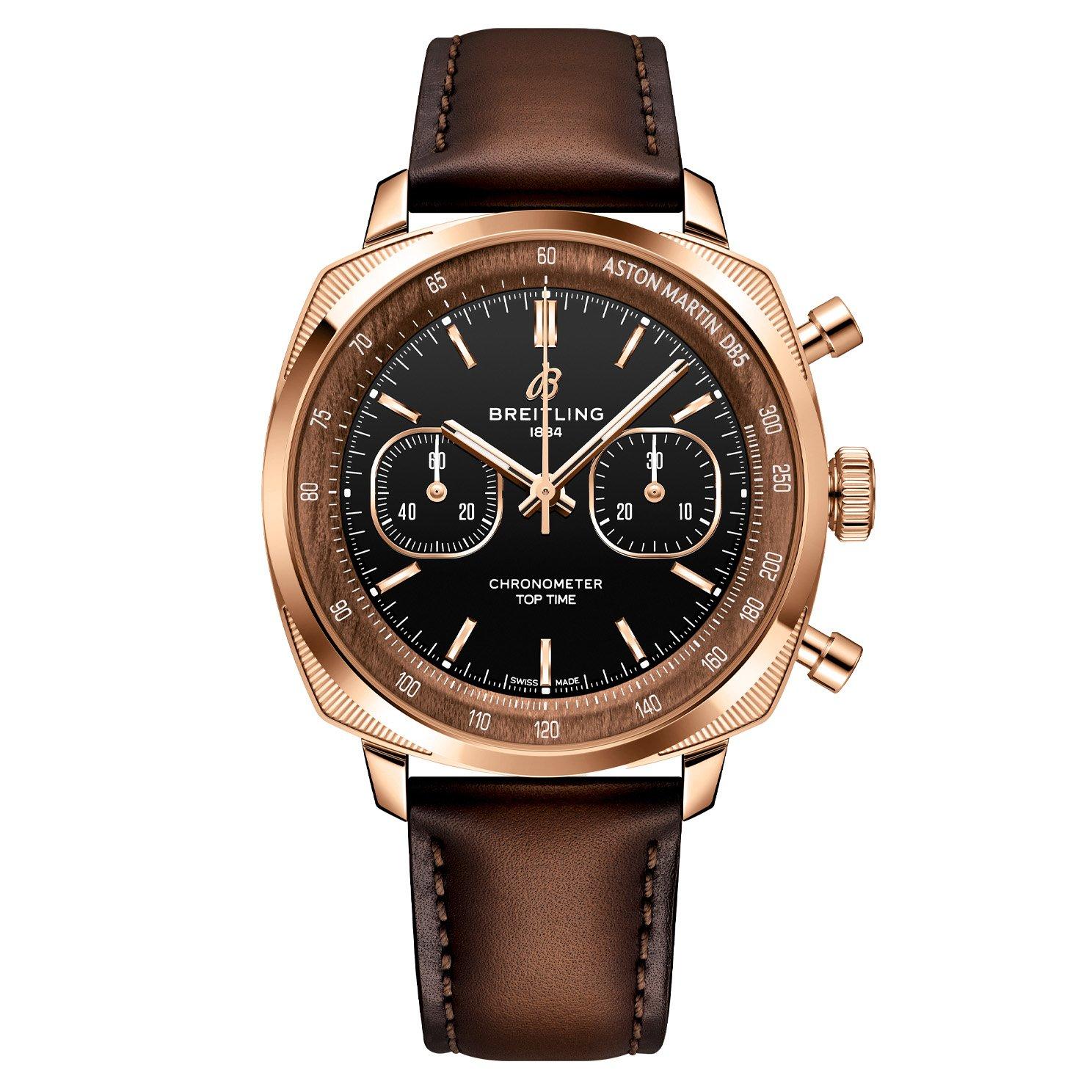 Breitling Limited Edition Top Time B01 Chronograph 41mm Tribute to Aston Martin DB5 18ct Rose Gold Automatic Men’s Watch