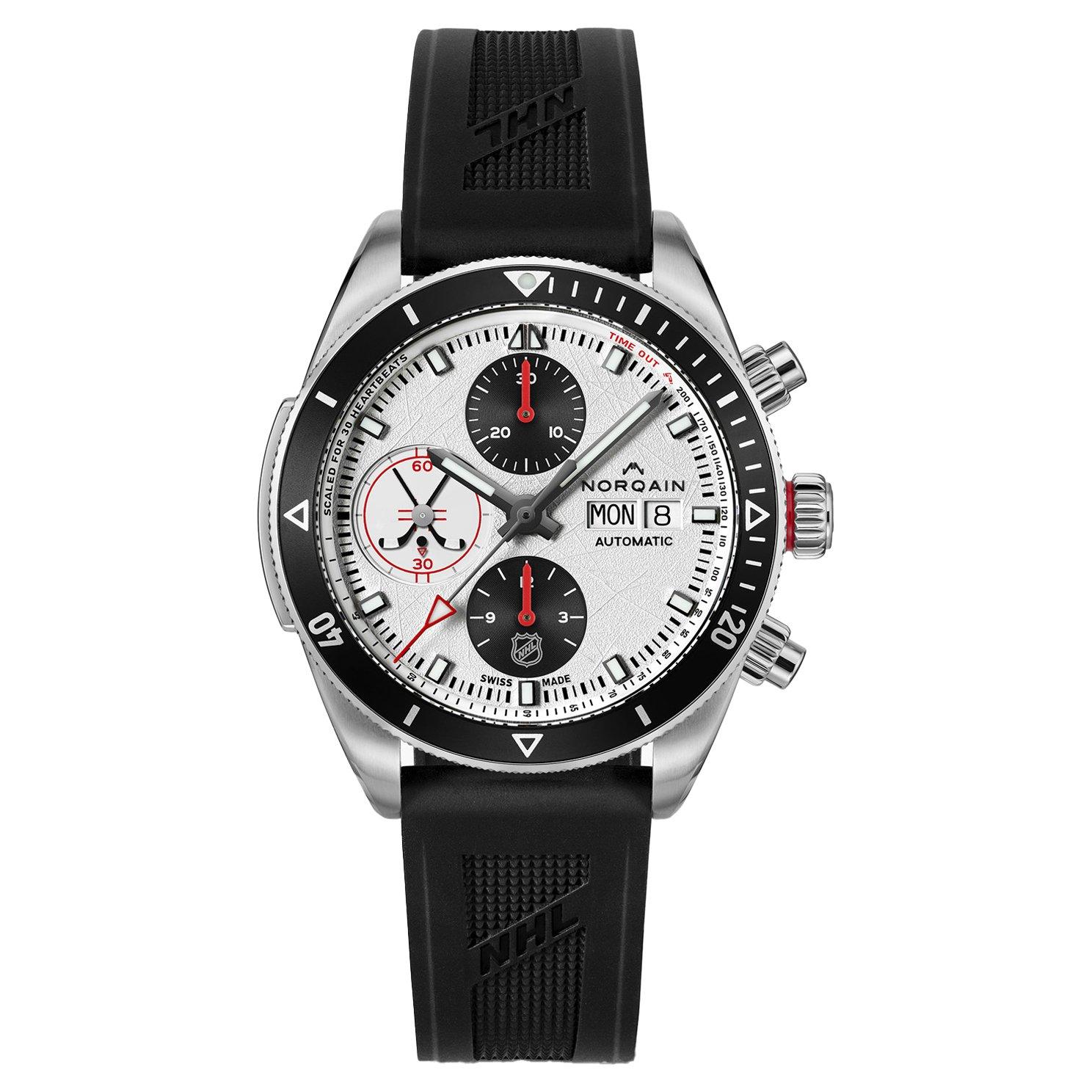 NORQAIN Limited Edition Adventure Chrono NHL 41mm Automatic Watch