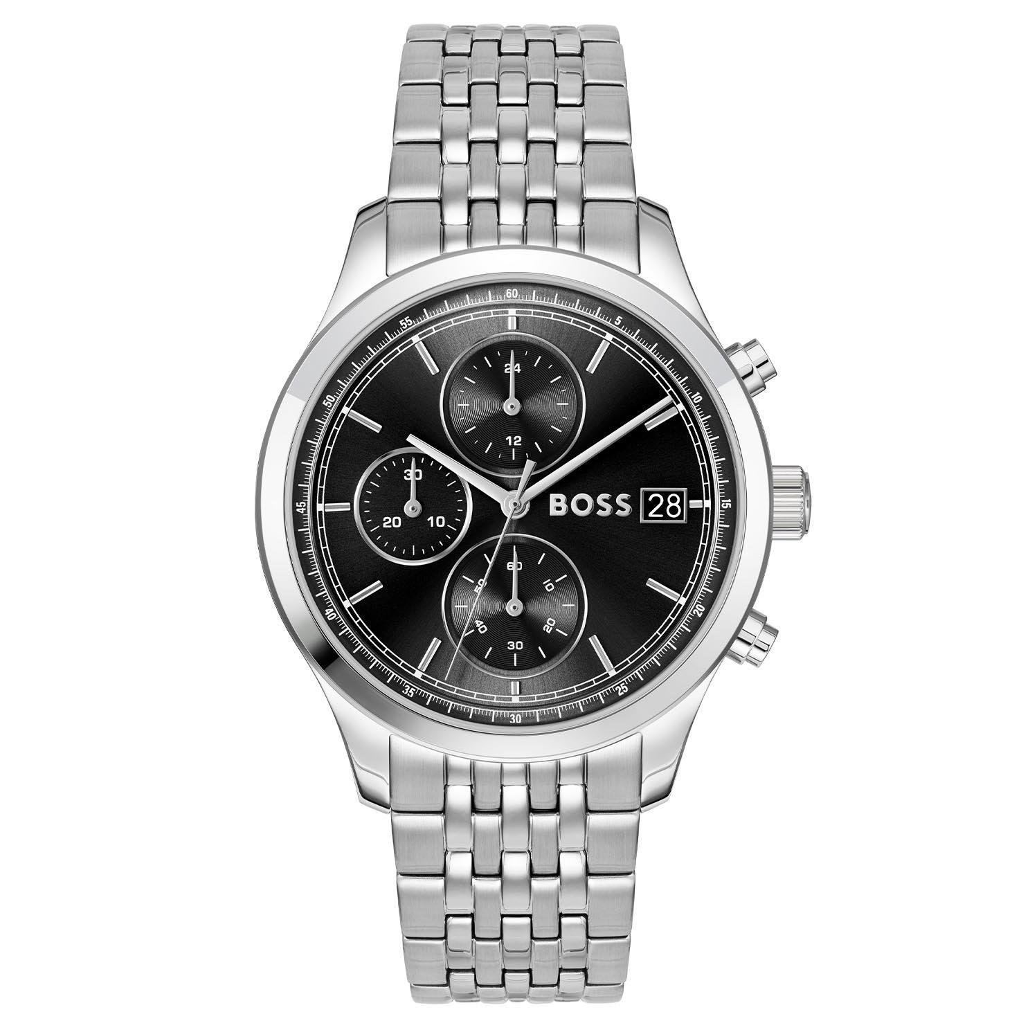 BOSS Stratus 41mm Stainless Steel Chronograph Men's Watch
