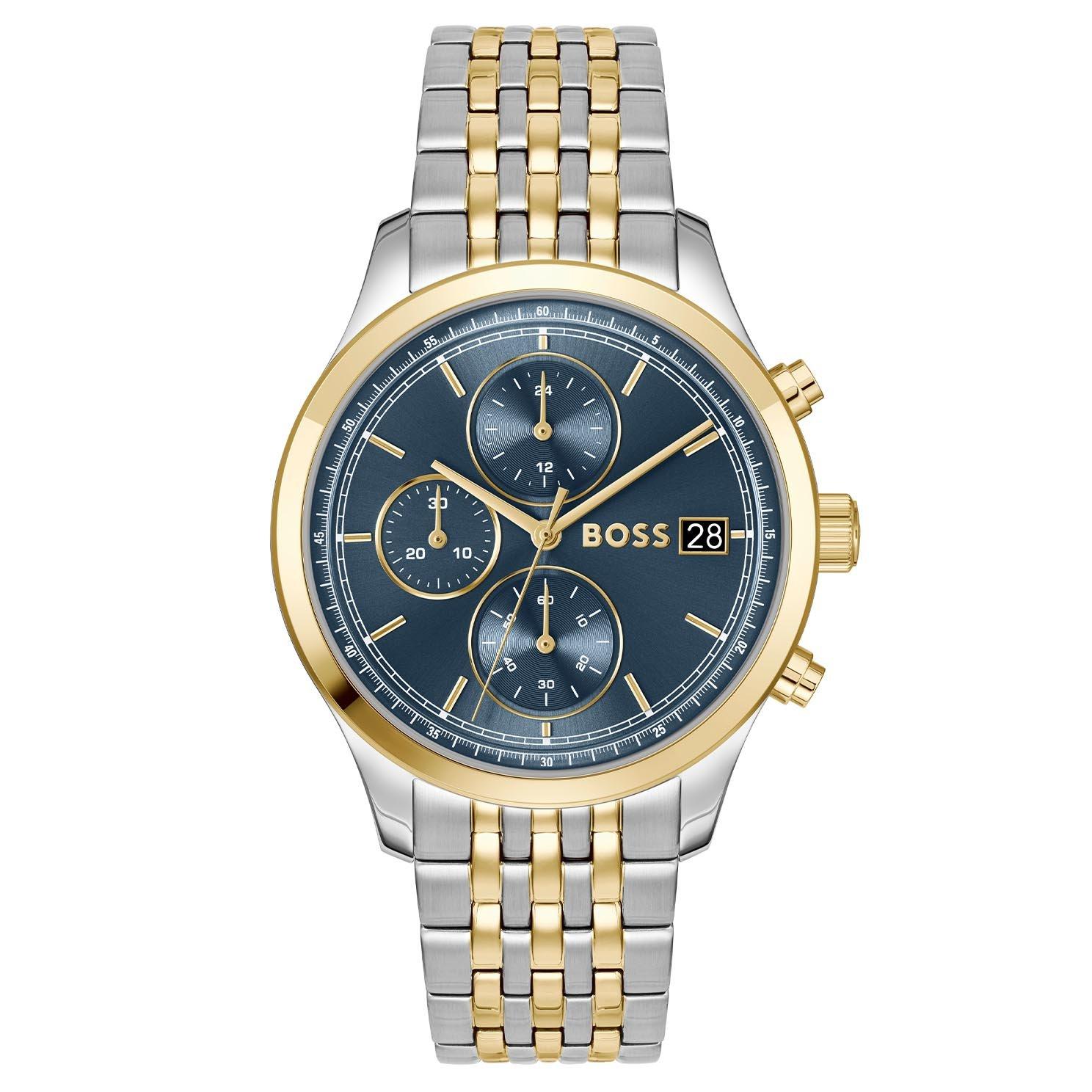 BOSS Stratus 41mm Gold Tone Men's Chronograph Watch