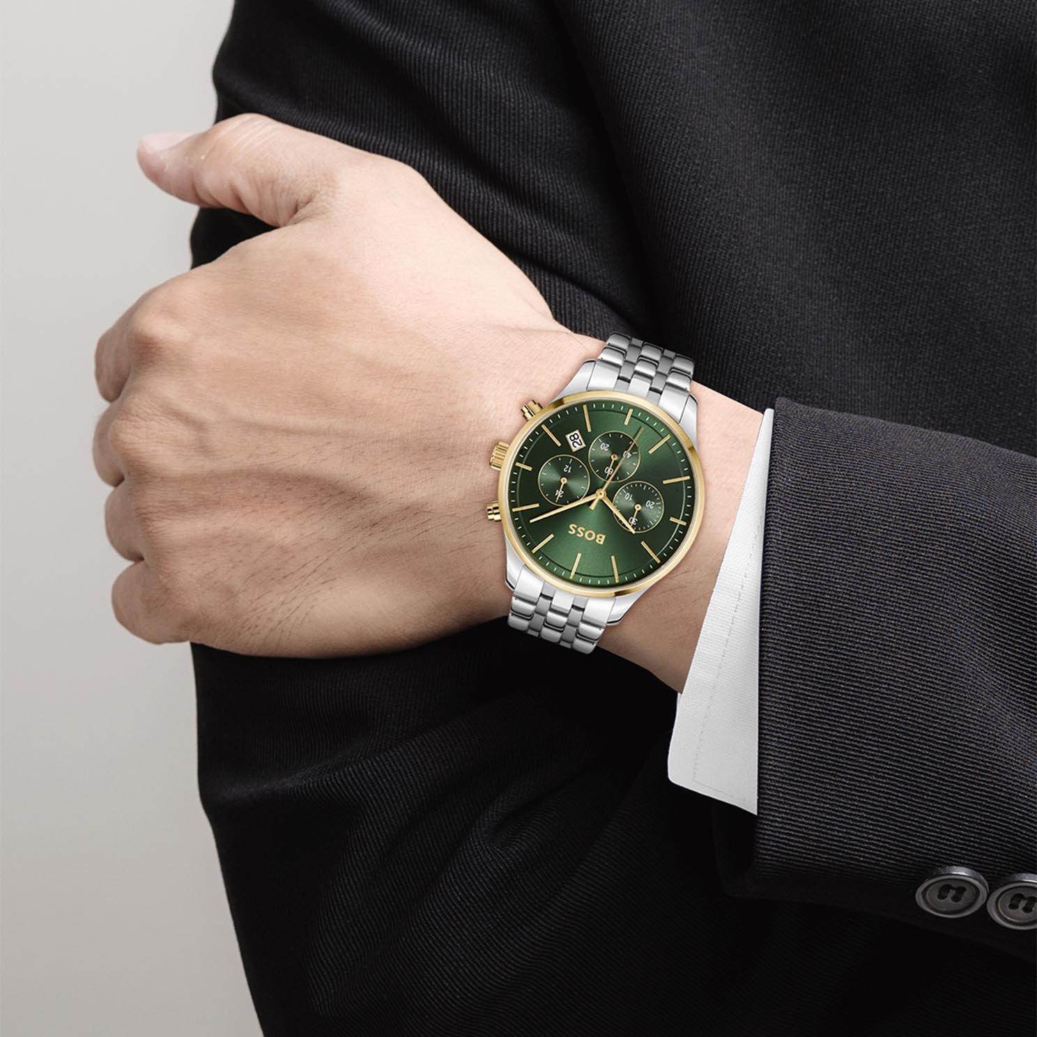 BOSS Avery 42mm Gold Tone Chronograph Men's Watch
