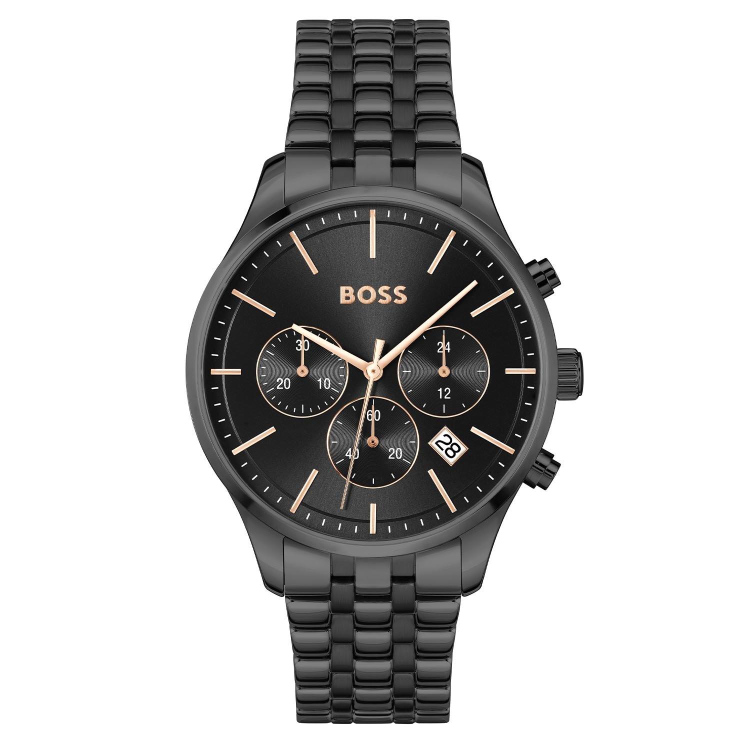 BOSS Avery 42mm Ion Plated Chronograph Men's Watch