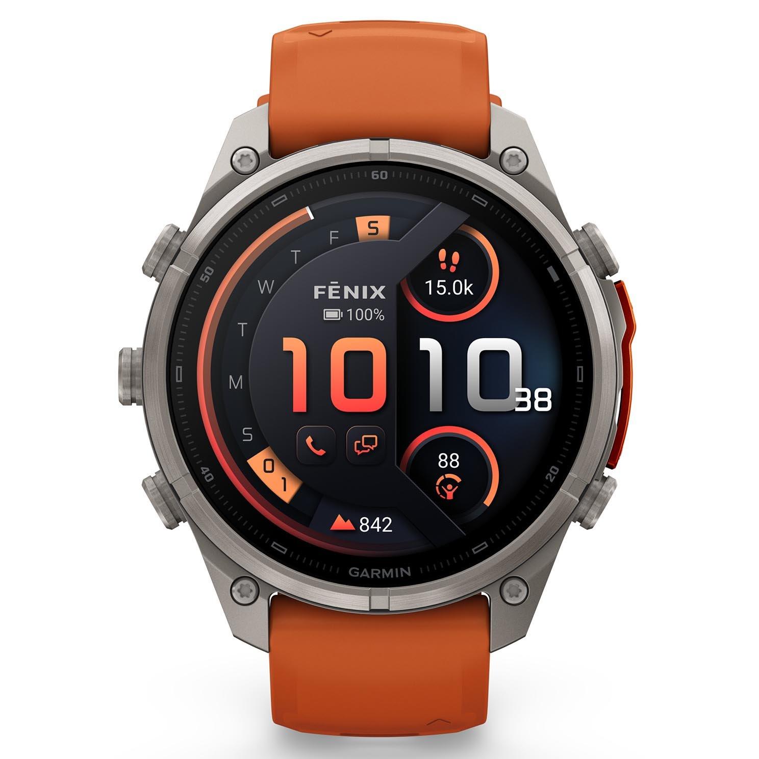 Garmin Fenix 9 Pro inReach 47mm Titanium AMOLED GPS Watch