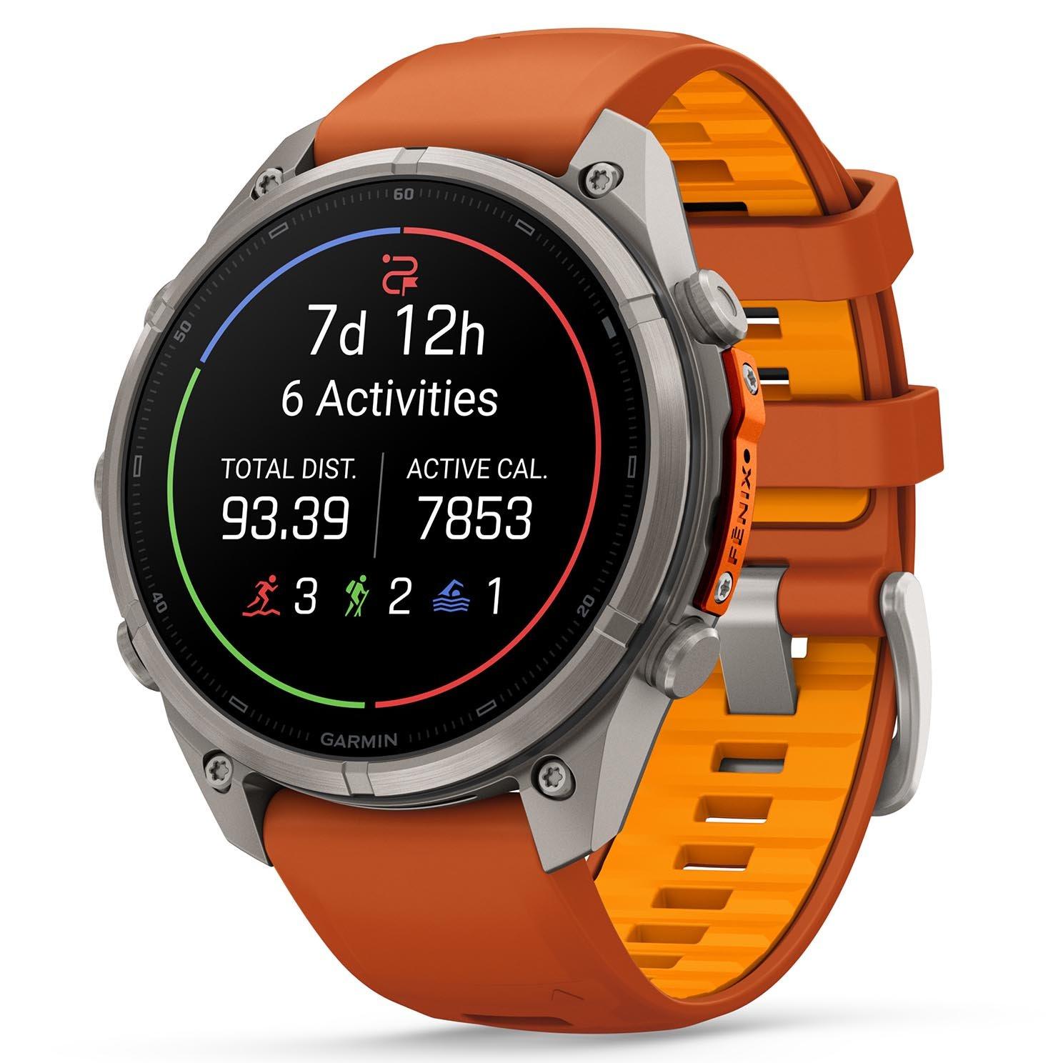 Garmin Fenix 9 Pro inReach 47mm Titanium AMOLED GPS Watch