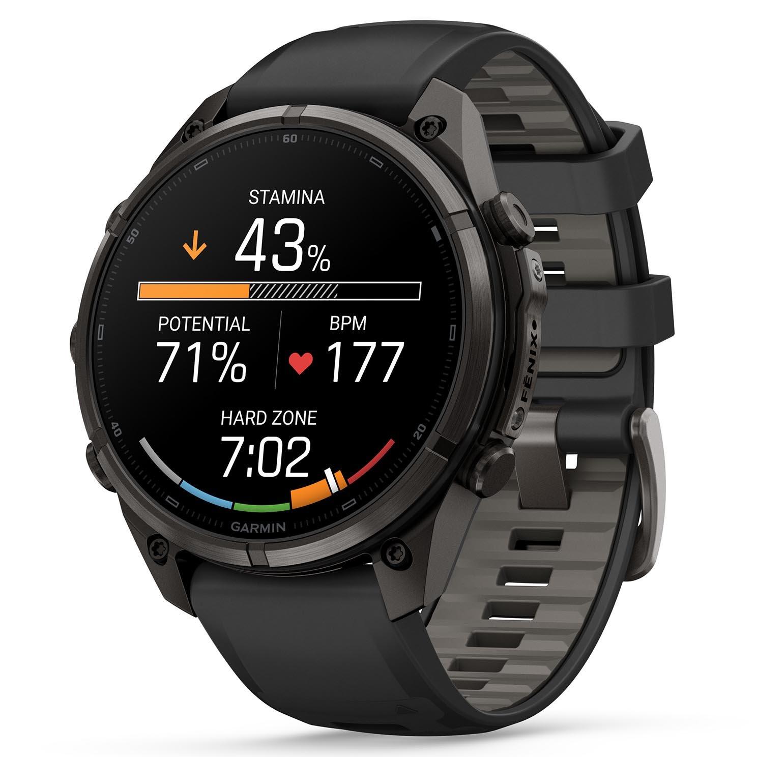 Garmin Fenix 9 Pro inReach 47mm Titanium AMOLED GPS Watch