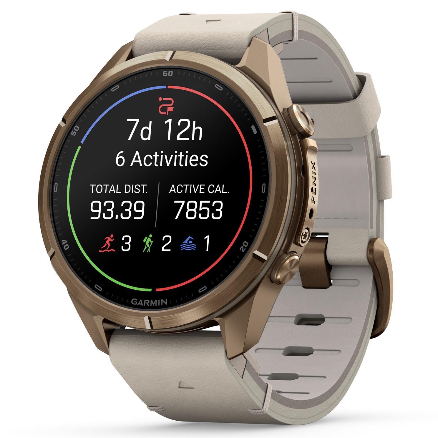 Garmin Fenix 9 Pro inReach 43mm Titanium AMOLED GPS Watch