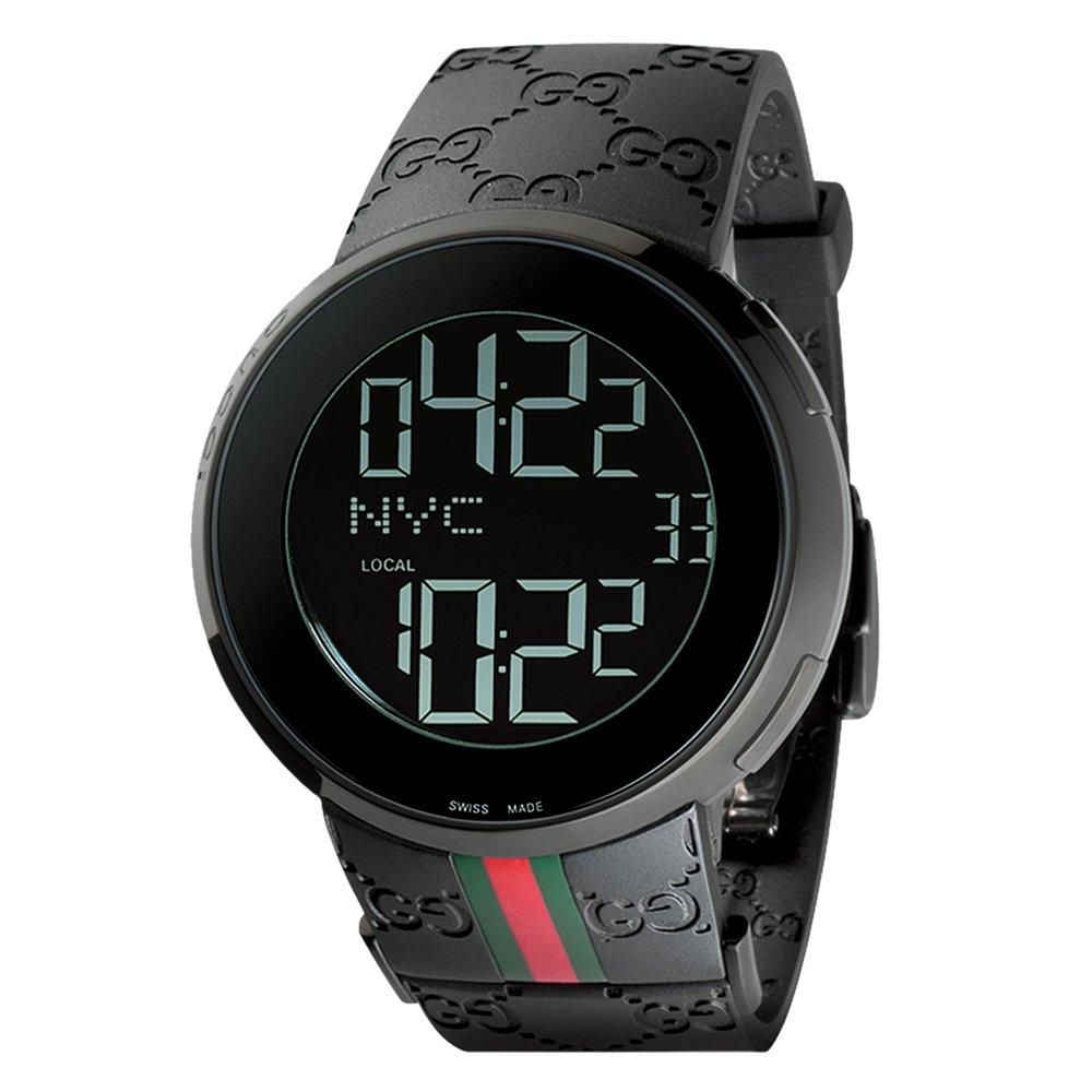 Mens gucci watch online rubber strap