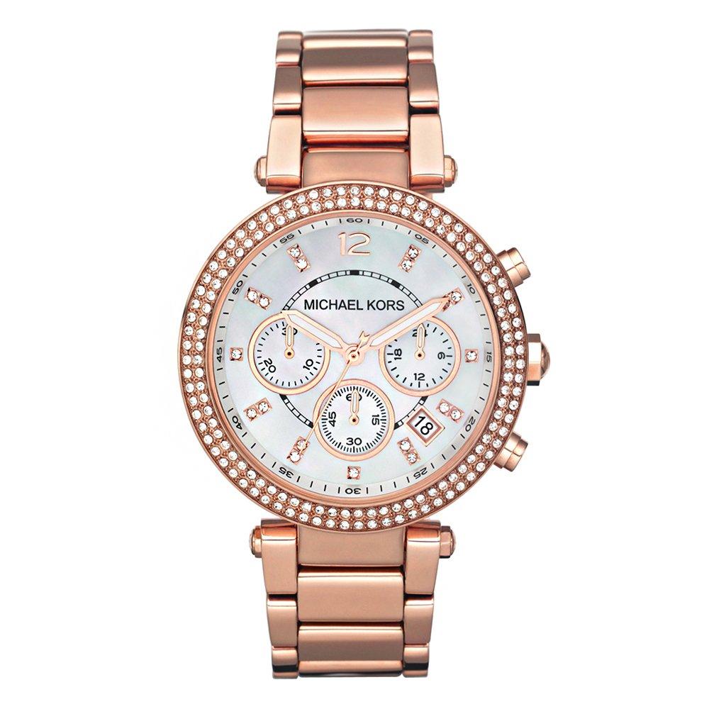 Michael Kors Rose Gold Tone Chronograph 