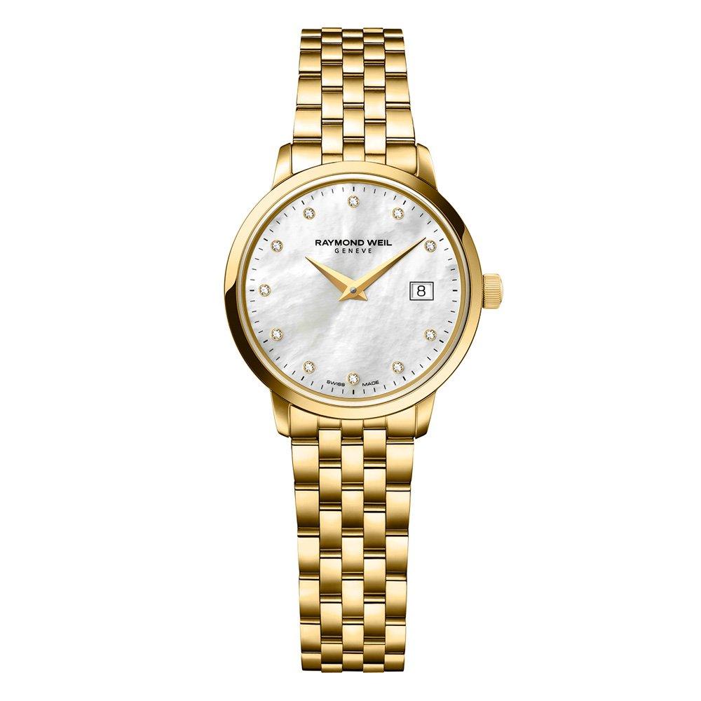RAYMOND WEIL Toccata 29mm Yellow Gold PVD Diamond Ladies Watch