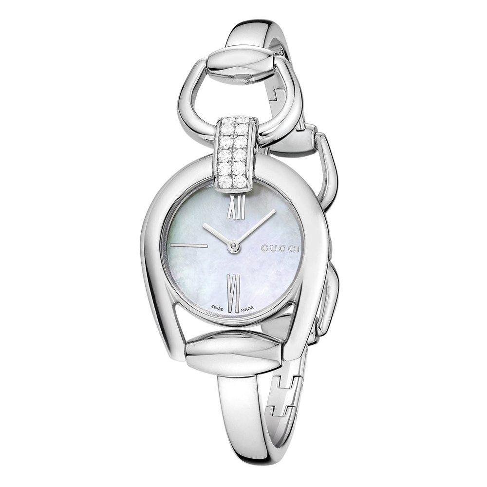 Gucci women's watch with diamonds hot sale