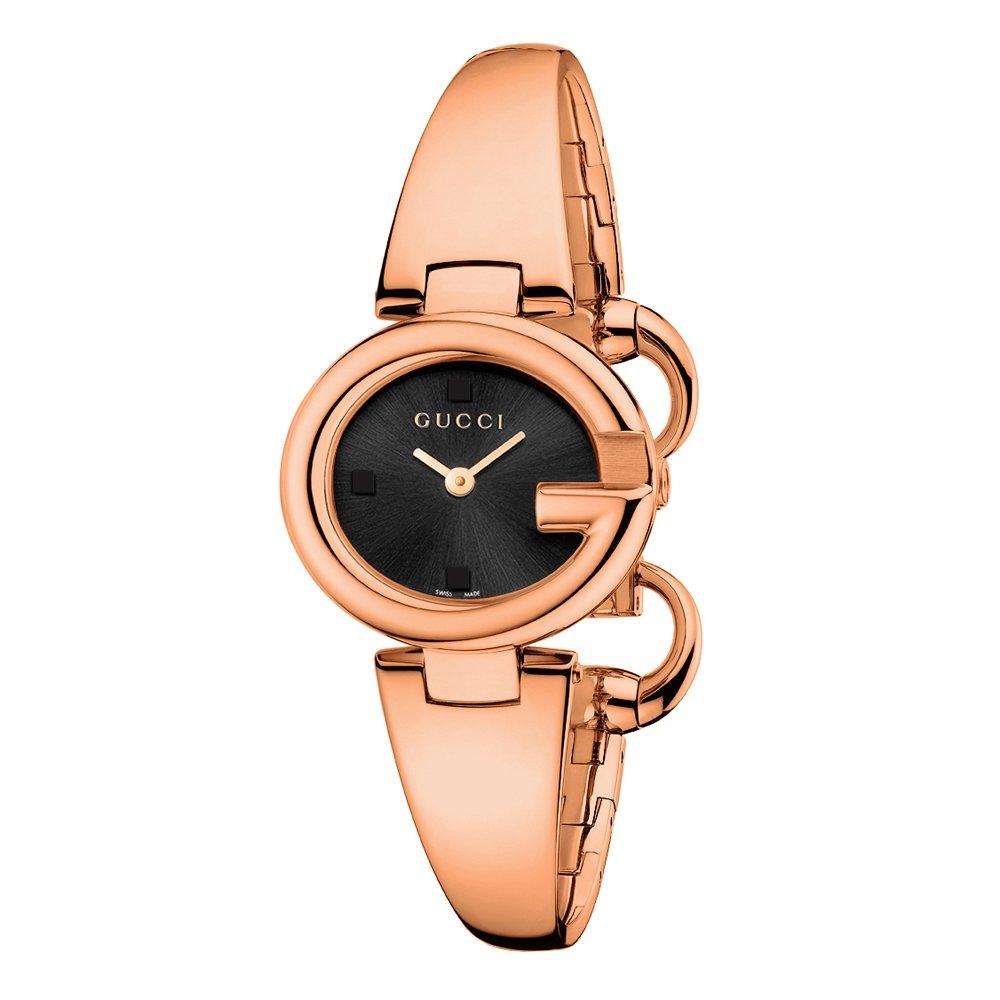 Gucci Guccissima Small Rose Gold Plated Ladies Watch YA134509 | 27 mm ...