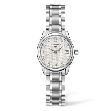 Longines Master Collection Diamond Automatic Ladies Watch L21284776 ...