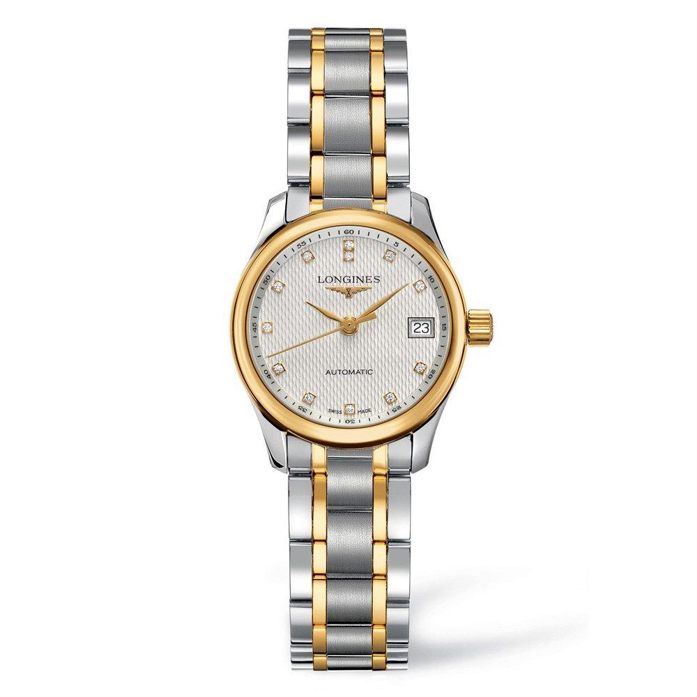 Master Collection 18ct Gold Plated and Stainless Steel Diamond Automatic Ladies Watch