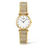 Longines La Grande Classique Gold Plated and Stainless Steel Diamond Ladies Watch