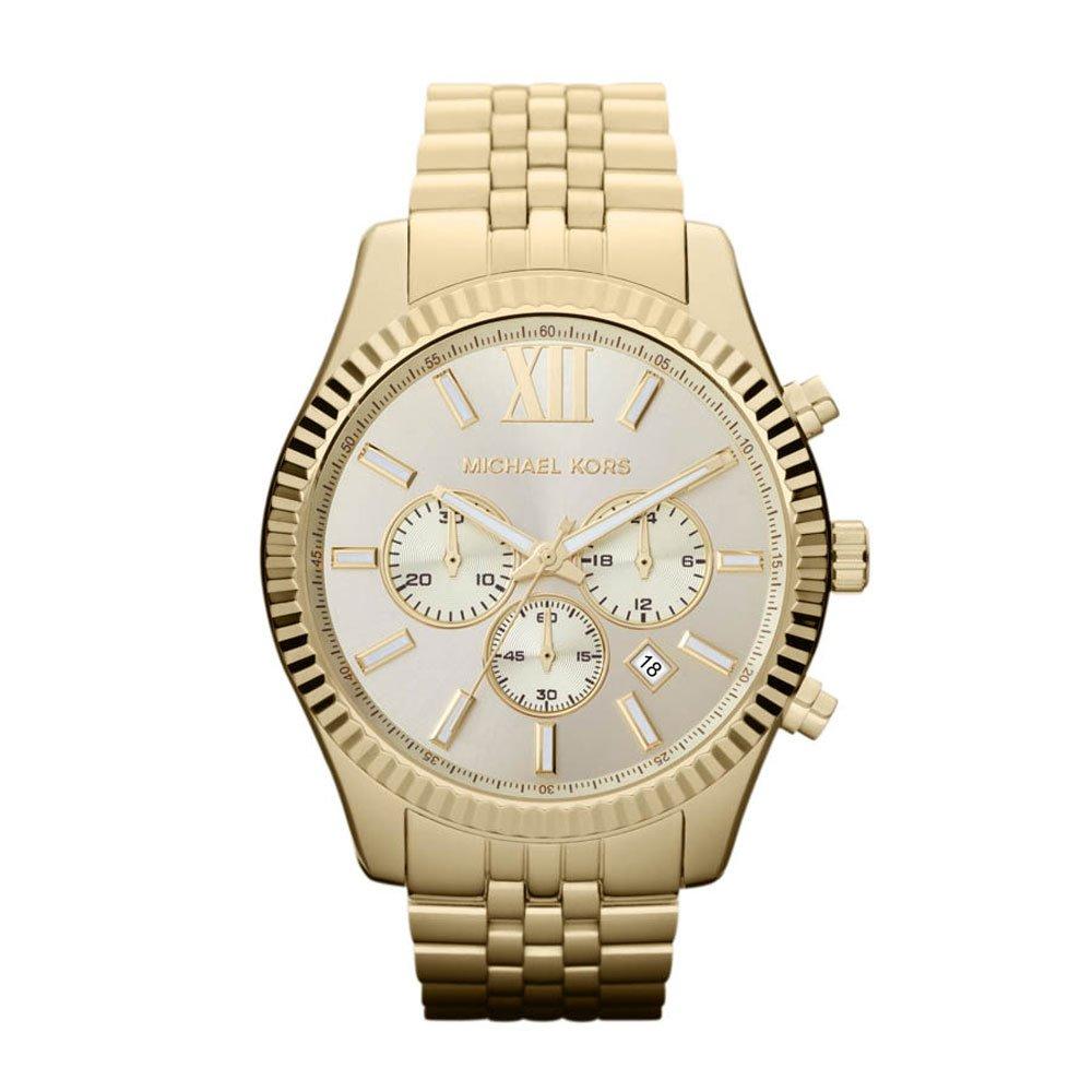 Michael Kors Lexington Gold Tone Chronograph Men's Watch