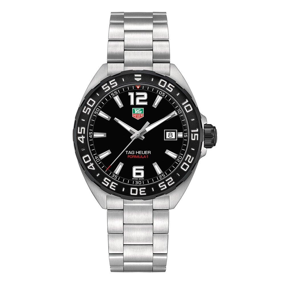 Formula 1 Quartz Men's Black Steel 41mm Watch
