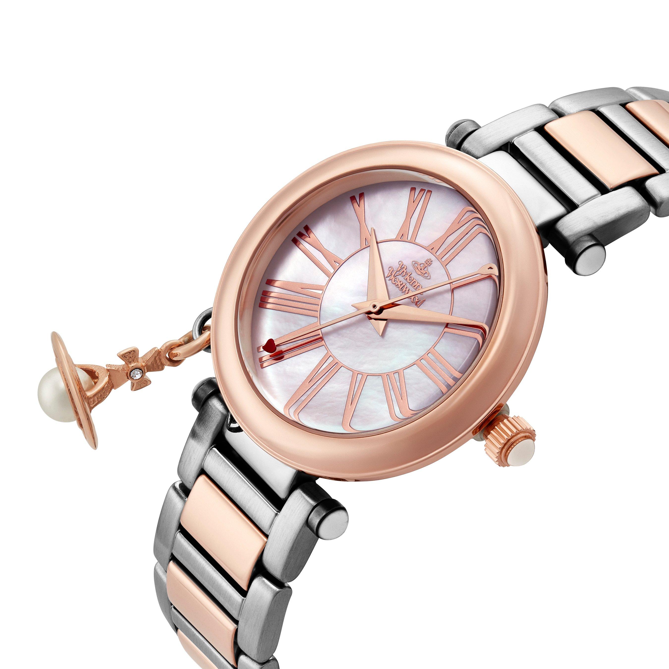 Vivienne Westwood Mother Orb 32mm Stainless Steel and Rose