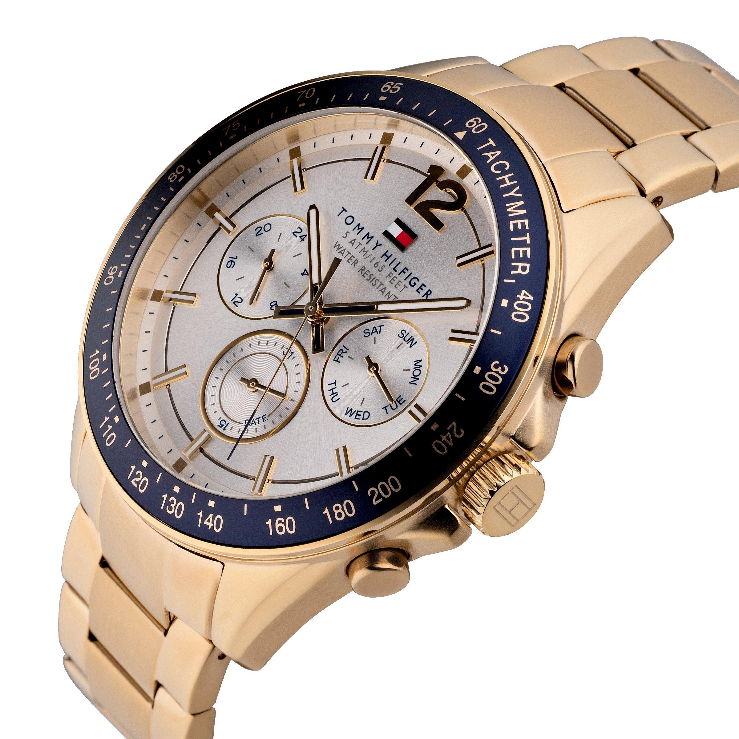 tommy hilfiger luke watch gold