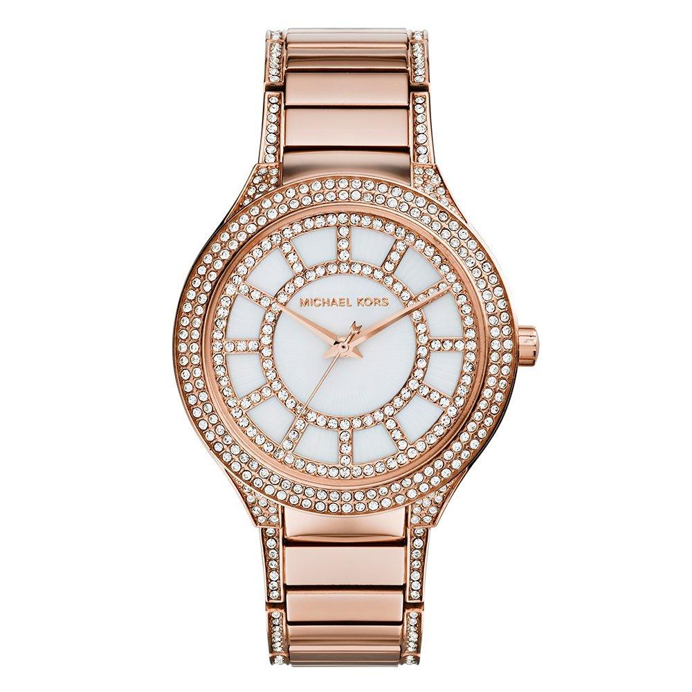 Michael Kors Kerry Rose Gold Tone Crystal Ladies Watch MK3313 | 40 mm ...