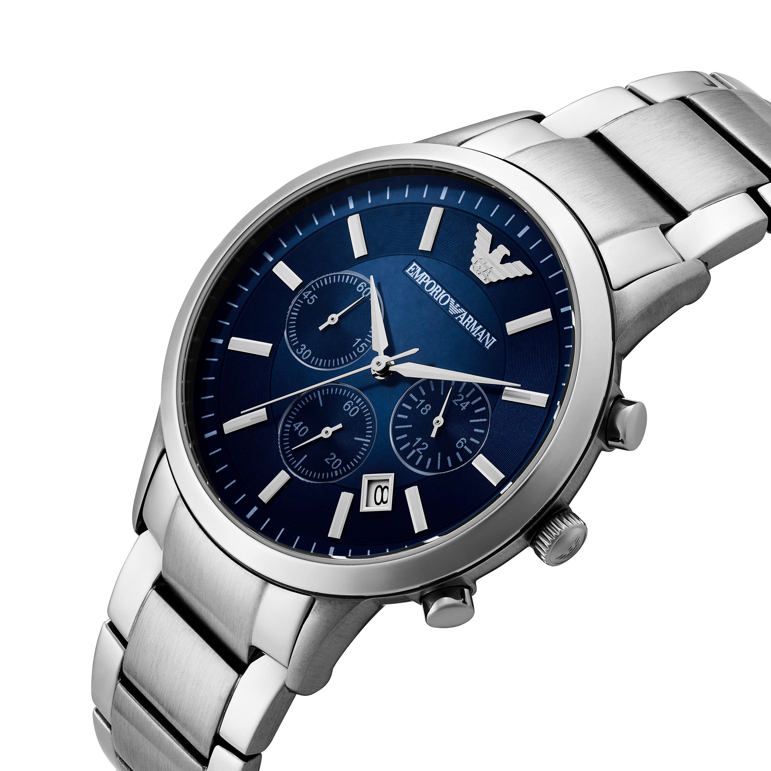 Armani classic shop ar2448 blue dial