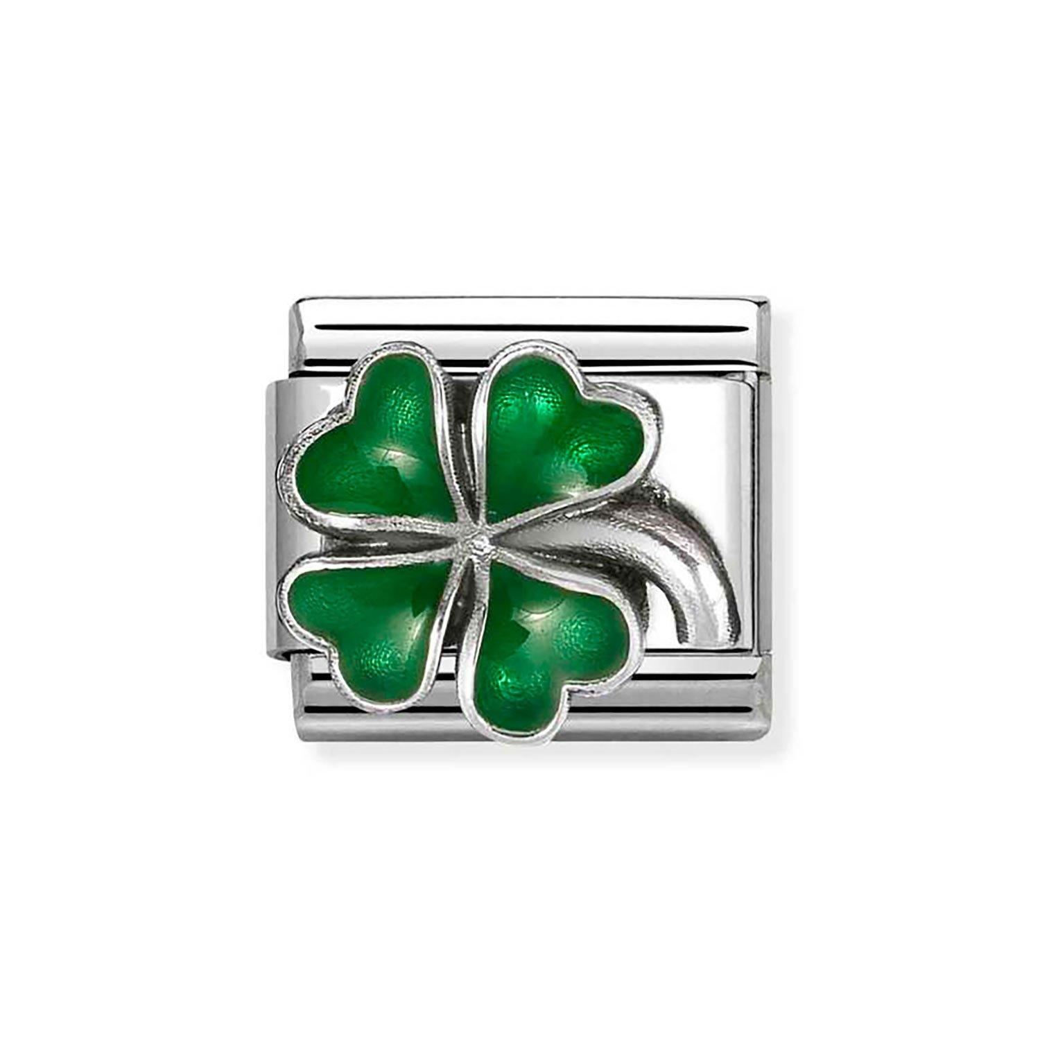 Nomination Composable Classic Stainless Steel Four Leaf Clover Charm