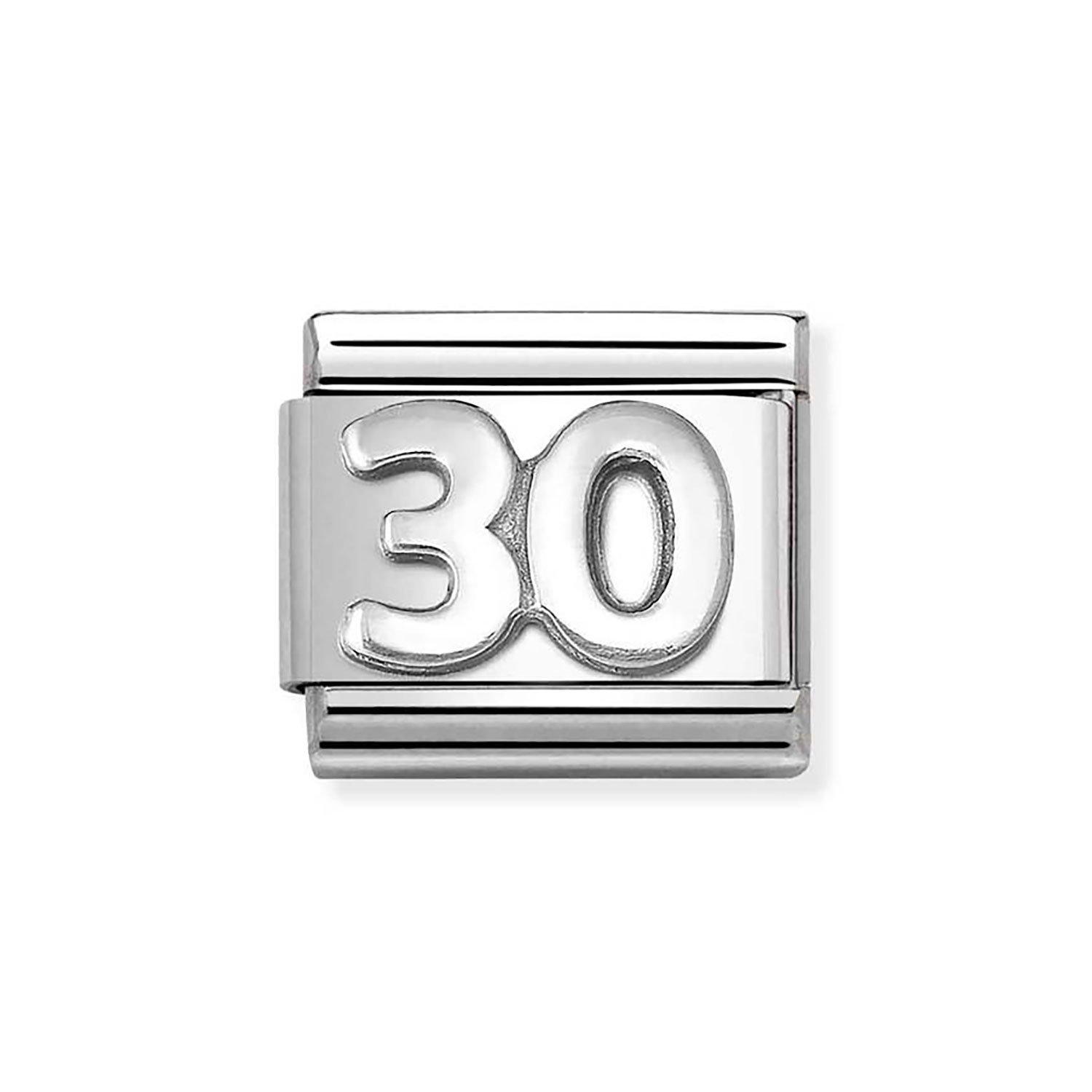 Nomination Composable Stainless Steel 30 Charm | 0155035 | Beaverbrooks