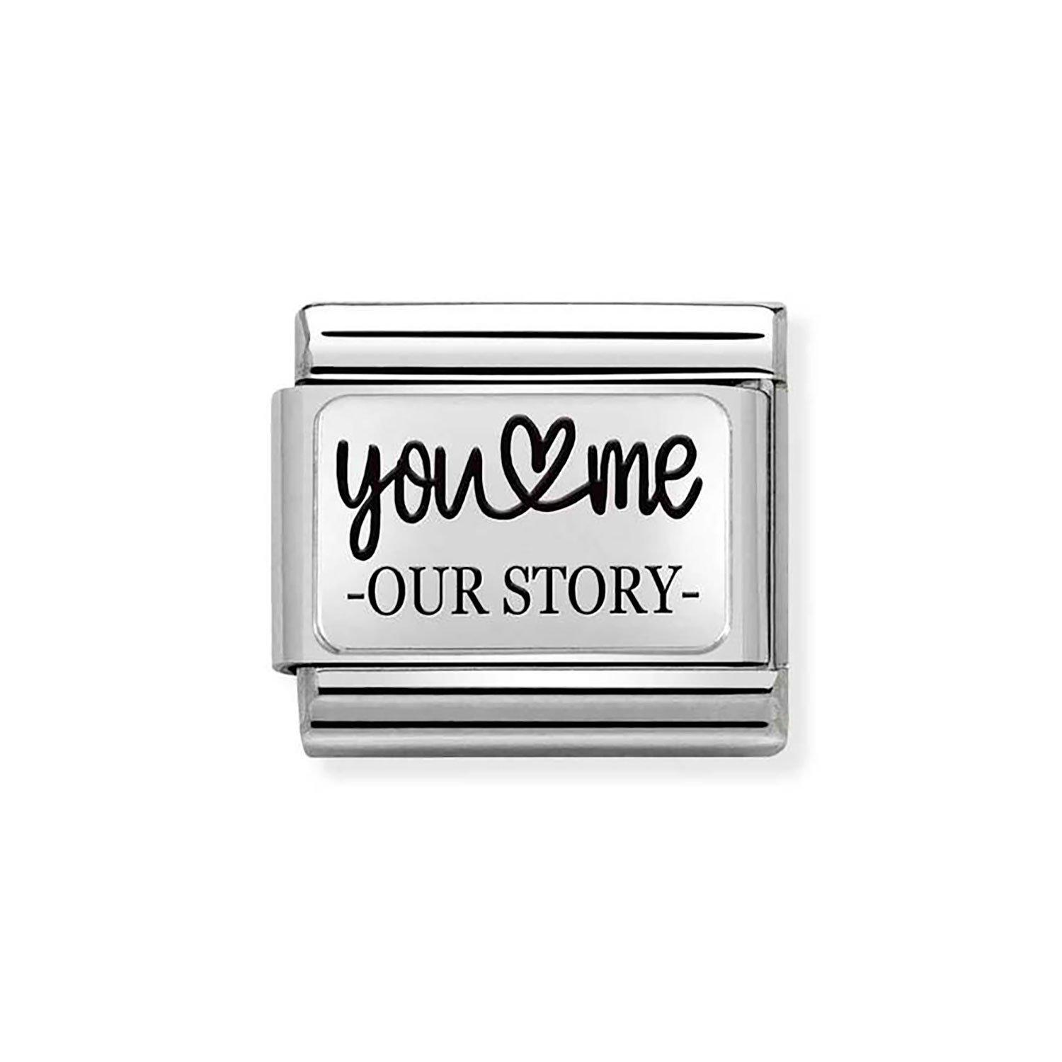 Nomination Composable Stainless Steel You and Me Story Charm