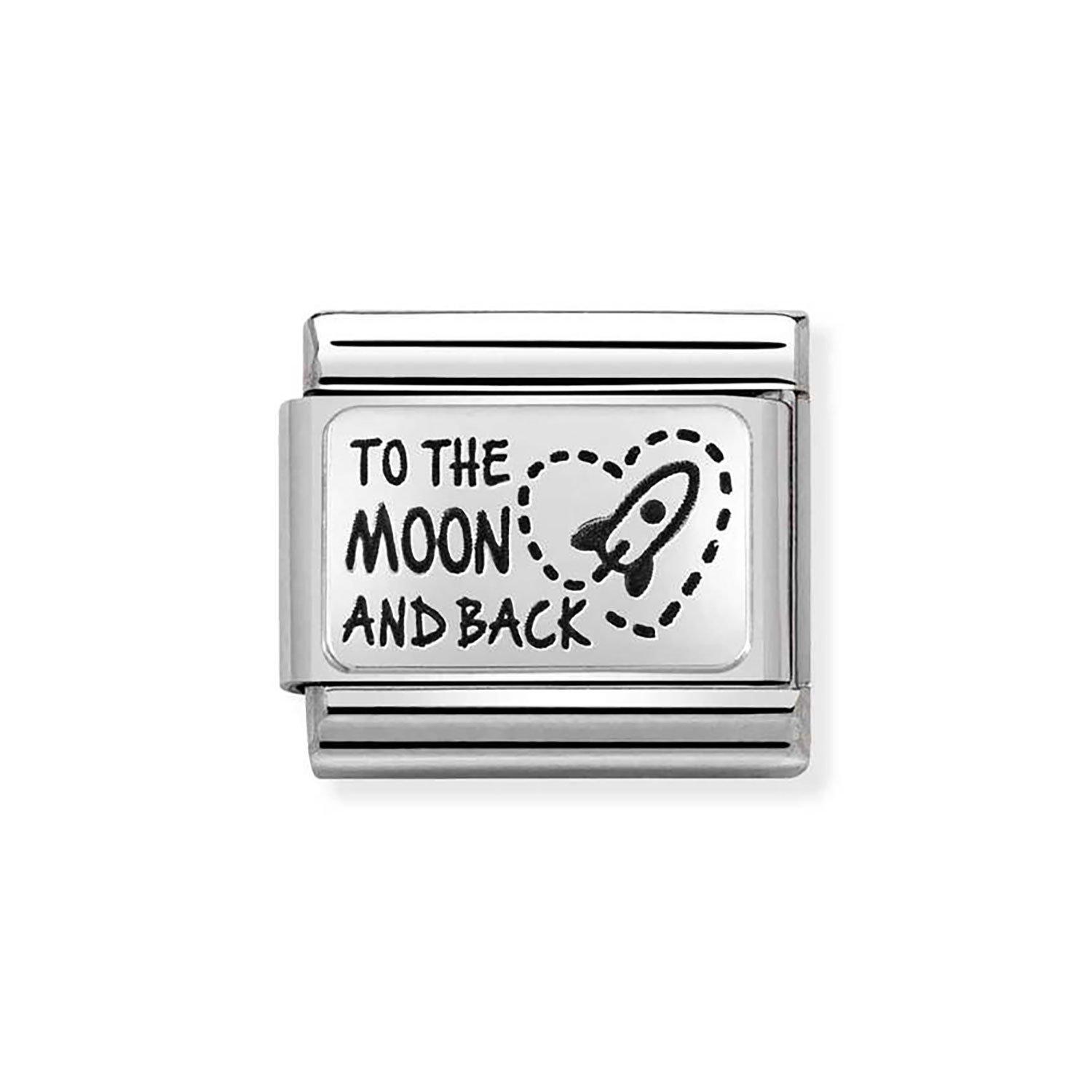 Nomination Composable Stainless Steel To The Moon And Back Charm