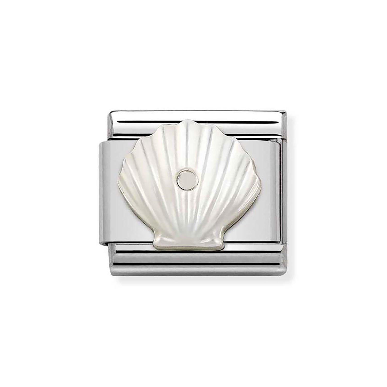 Nomination Composable Stainless Steel Mother of Pearl Shell Charm