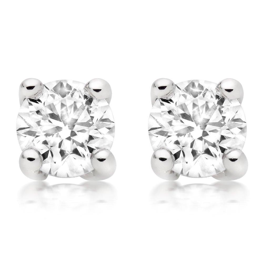 Platinum Diamond Stud Earrings