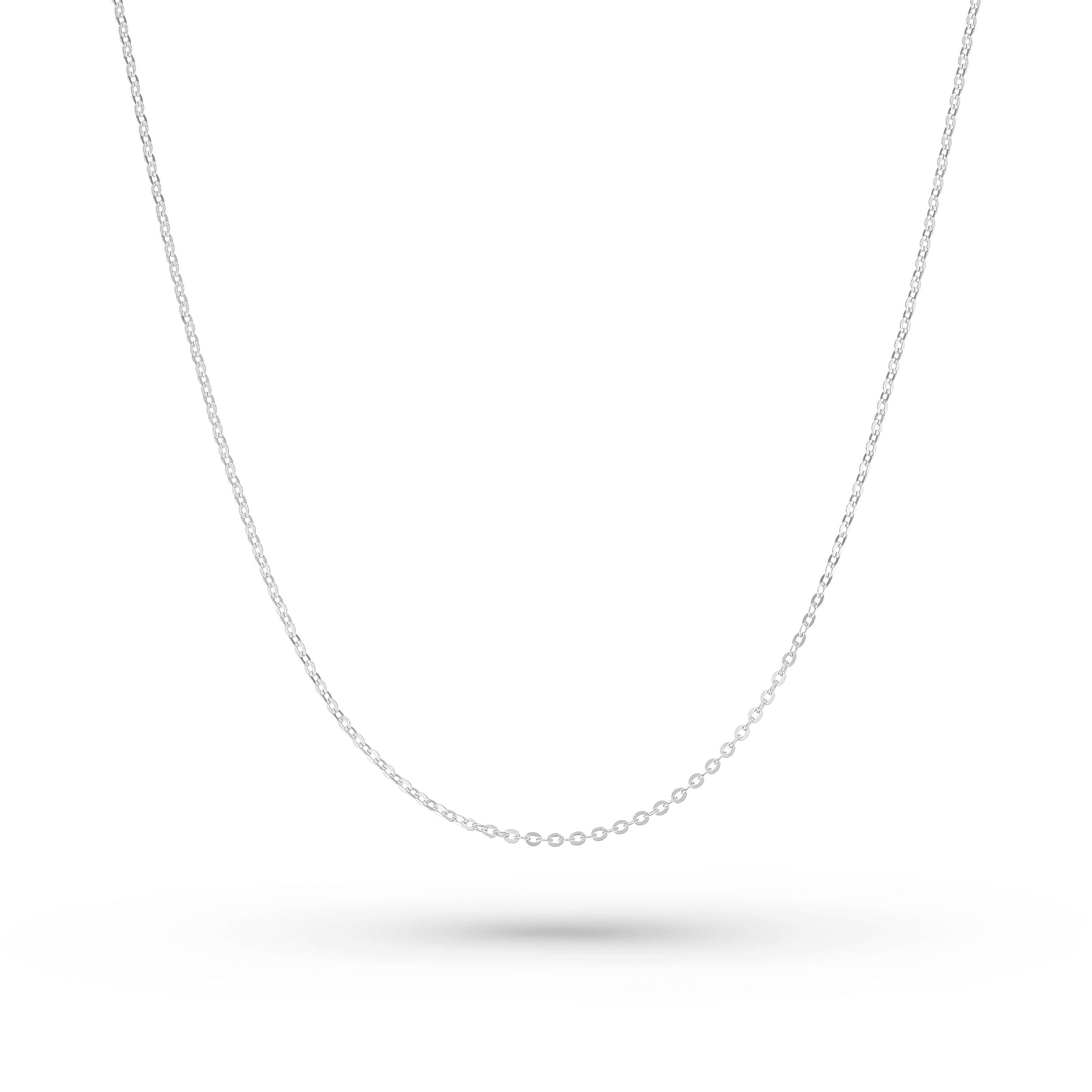 Beaverbrooks Platinum Trace Chain Necklace | 0010470 | Beaverbrooks