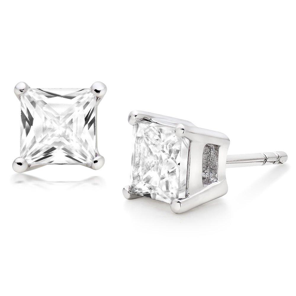 Beaverbrooks silver cubic hot sale zirconia stud earrings